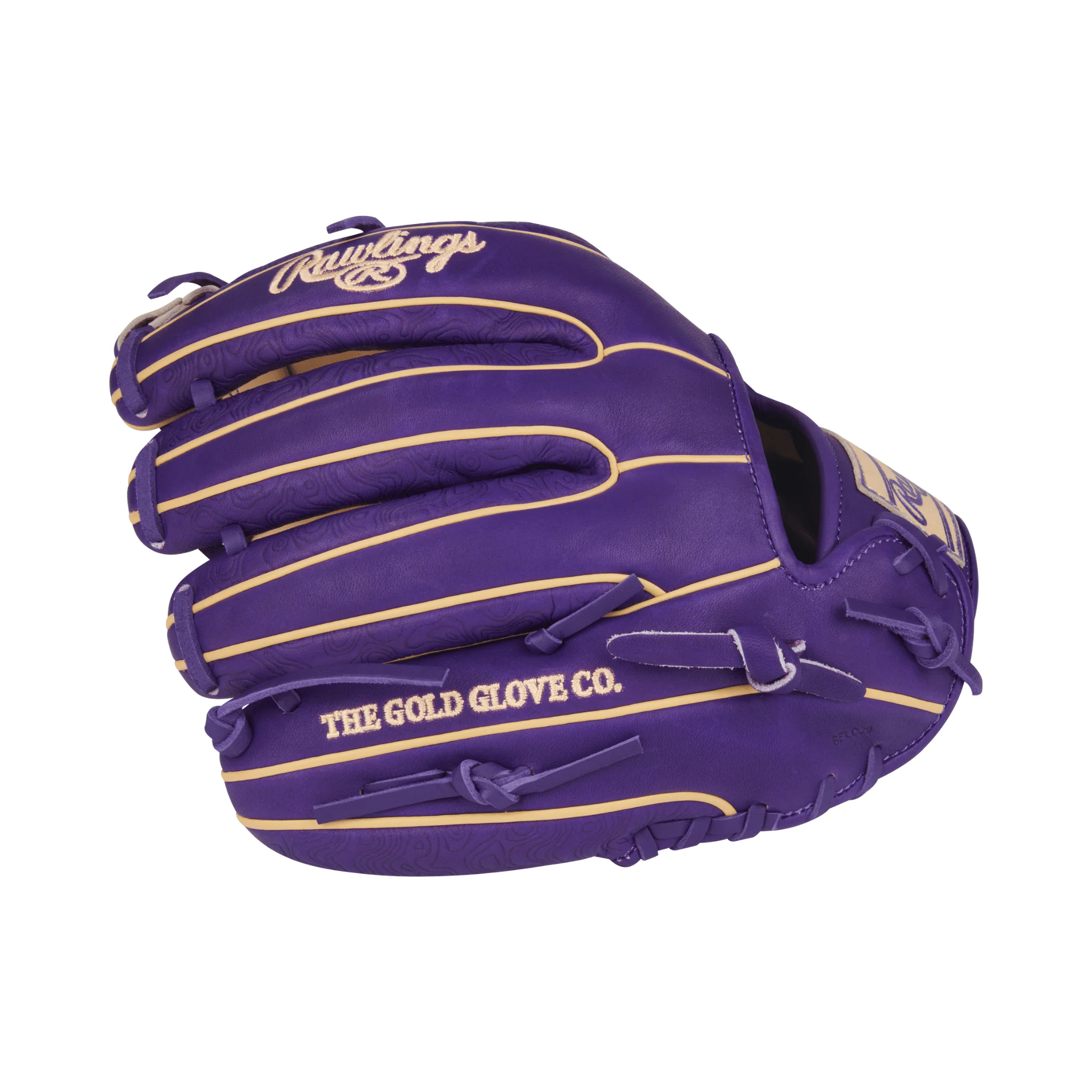Rawlings Heart of the Hide Series Camel/Purple 11.75" - Image 5