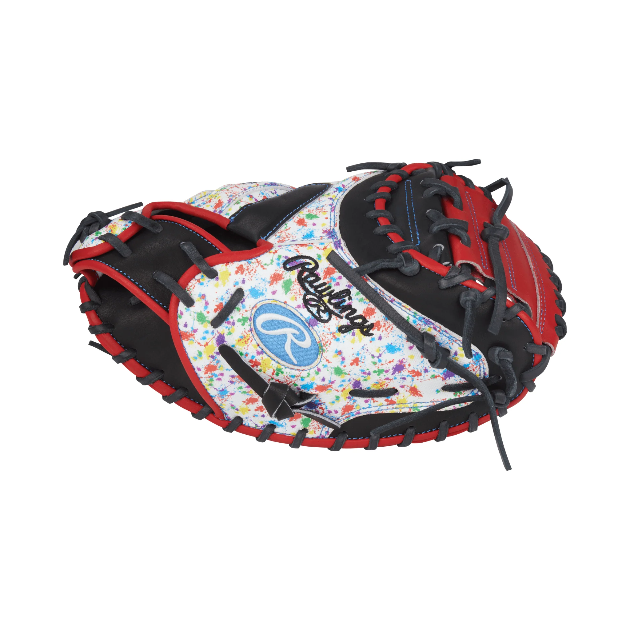 Rawlings Heart of the Hide Series Catchers Mitt 33.5" Black/Splatter - Image 4