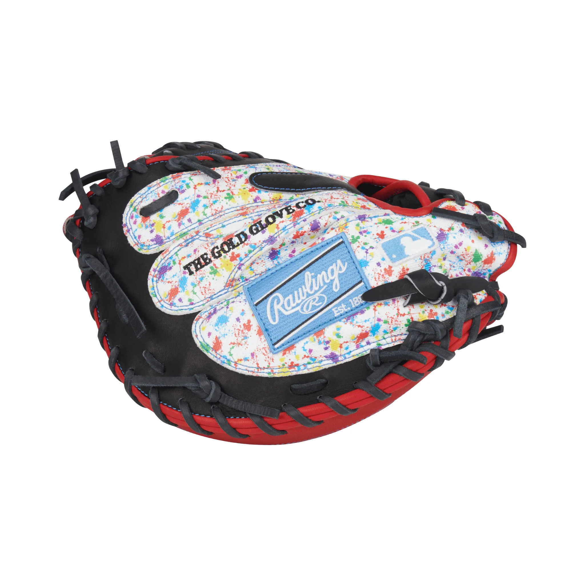 Rawlings Heart of the Hide Series Catchers Mitt 33.5" Black/Splatter - Image 5