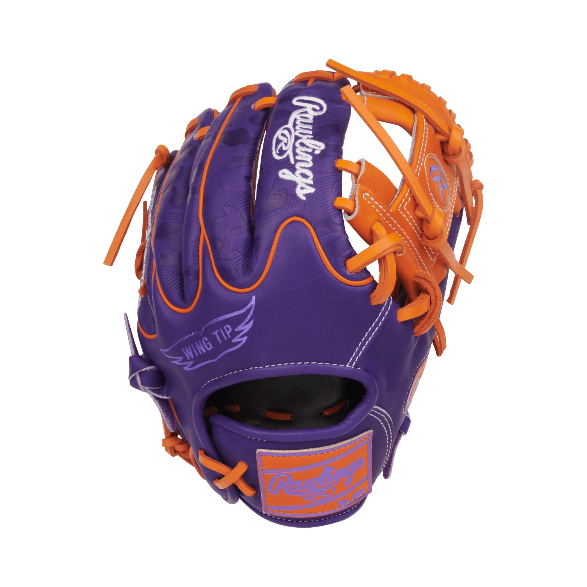 Rawlings Heart of the Hide Series Contour Fit Purple/Orange 11.5" - Image 2