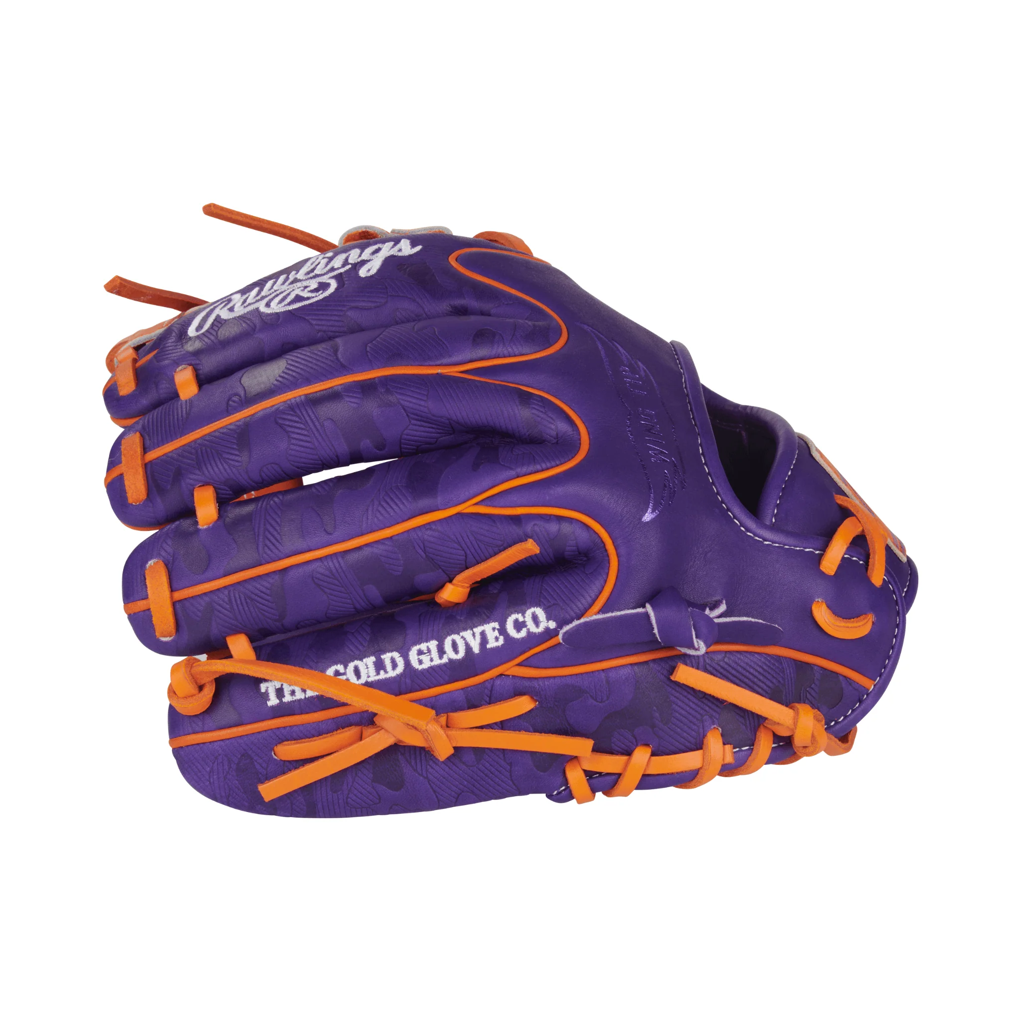 Rawlings Heart of the Hide Series Contour Fit Purple/Orange 11.5" - Image 5