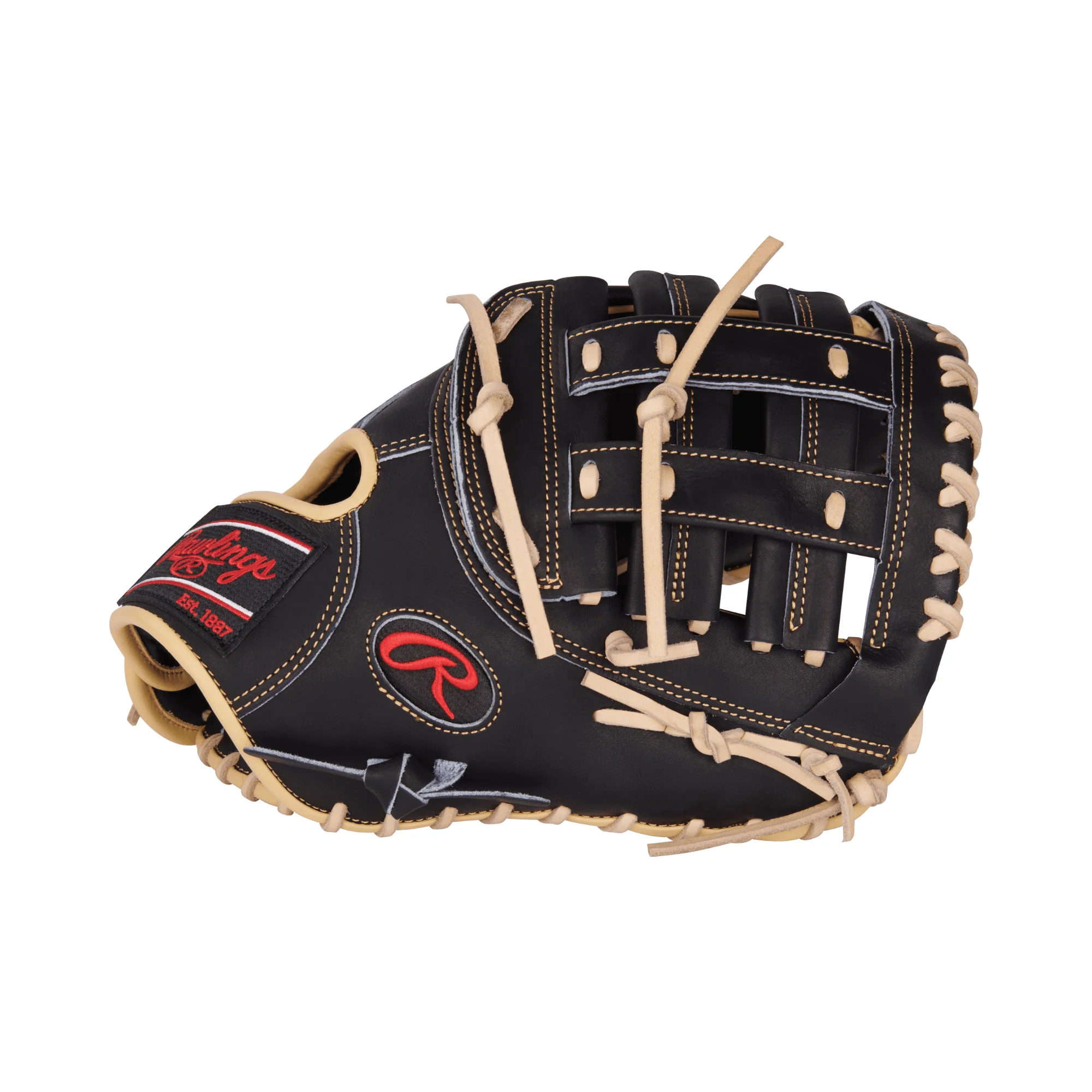 Rawlings Heart of the Hide Series First Base Mitt 12.5"- RHT -  Black - Image 5