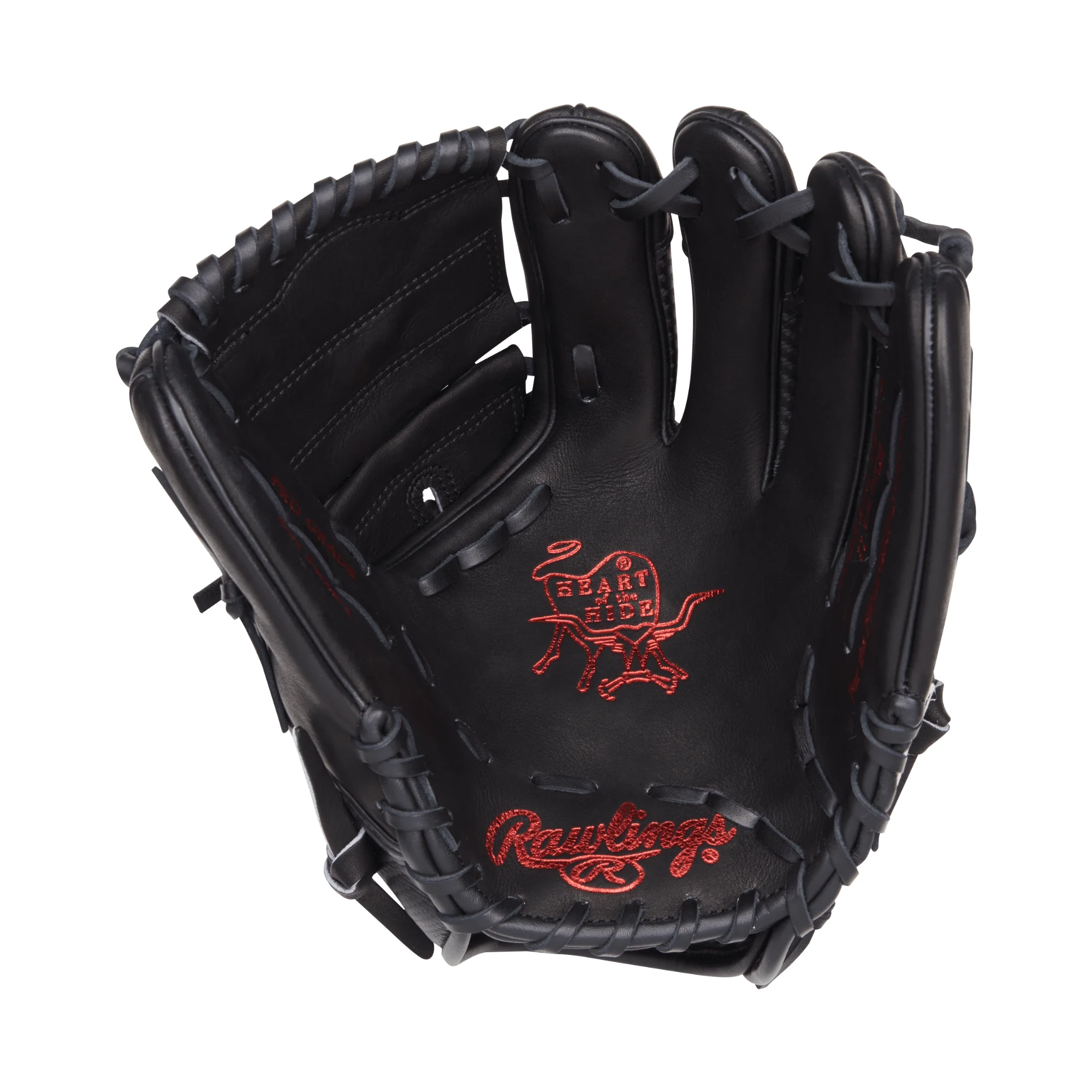 Rawlings Heart of the Hide Series Infield/Pitcher's Glove 11.75" Black RHT - Image 3