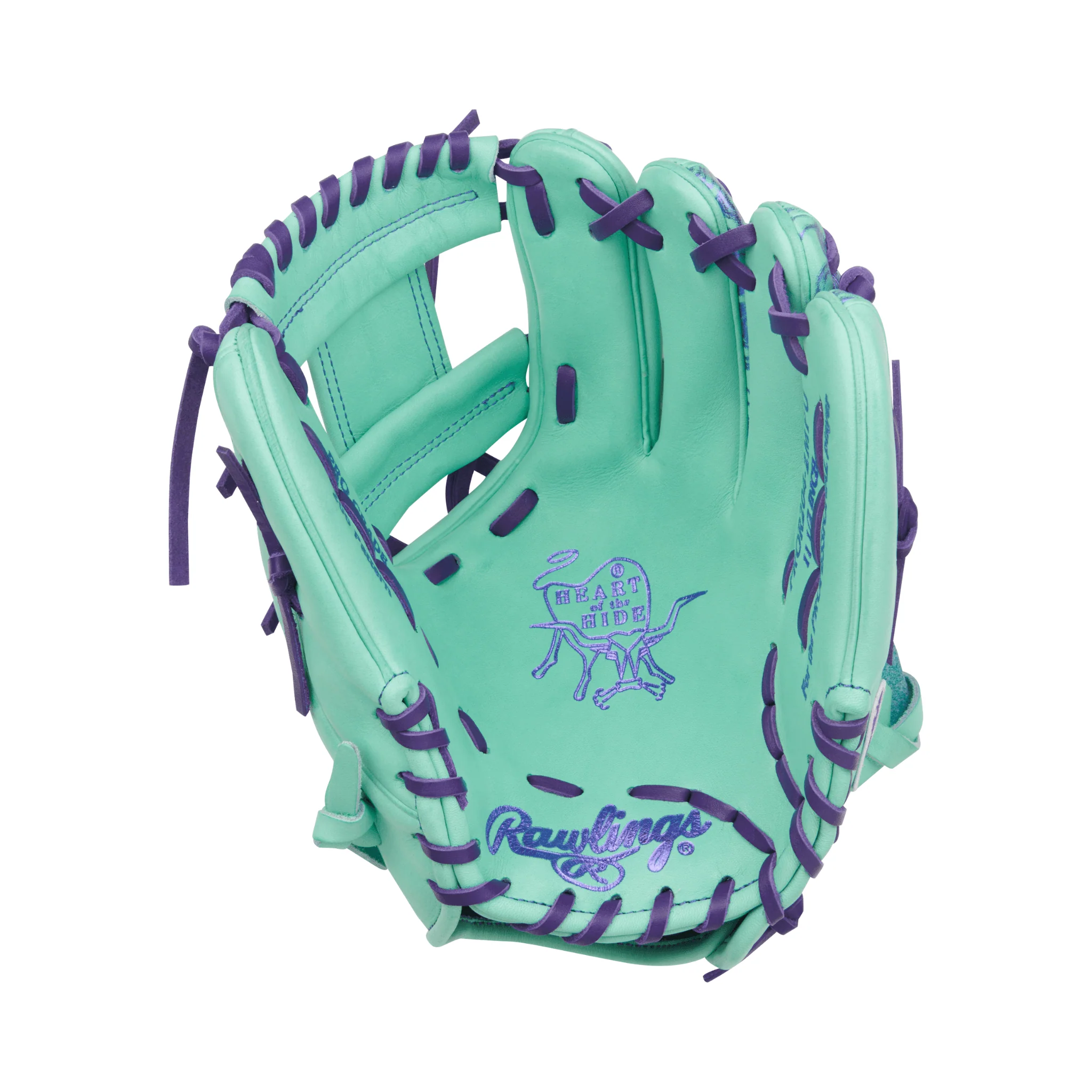 Rawlings Heart of the Hide Series Mint/Purple 11.5" - Image 3
