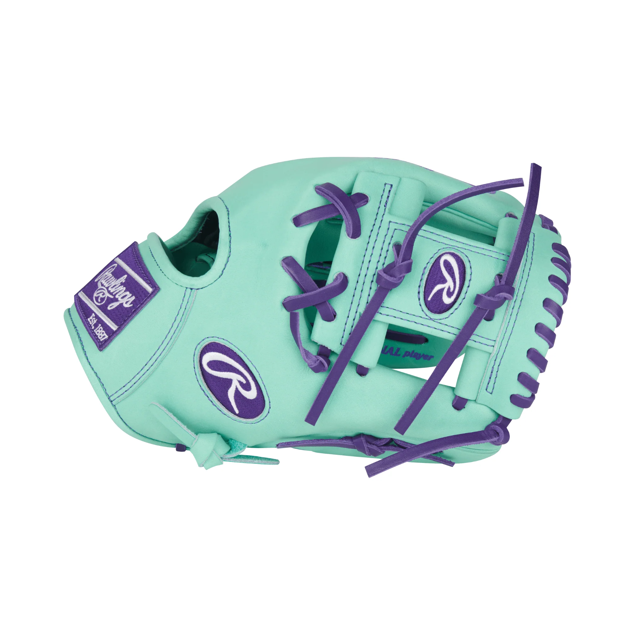 Rawlings Heart of the Hide Series Mint/Purple 11.5" - Image 4