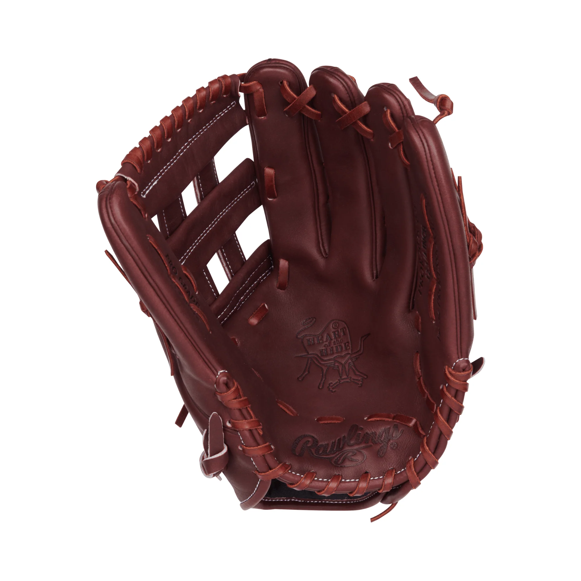 Rawlings Heart of the Hide Series Outfield Glove 12.75" Sherry RHT - Image 3