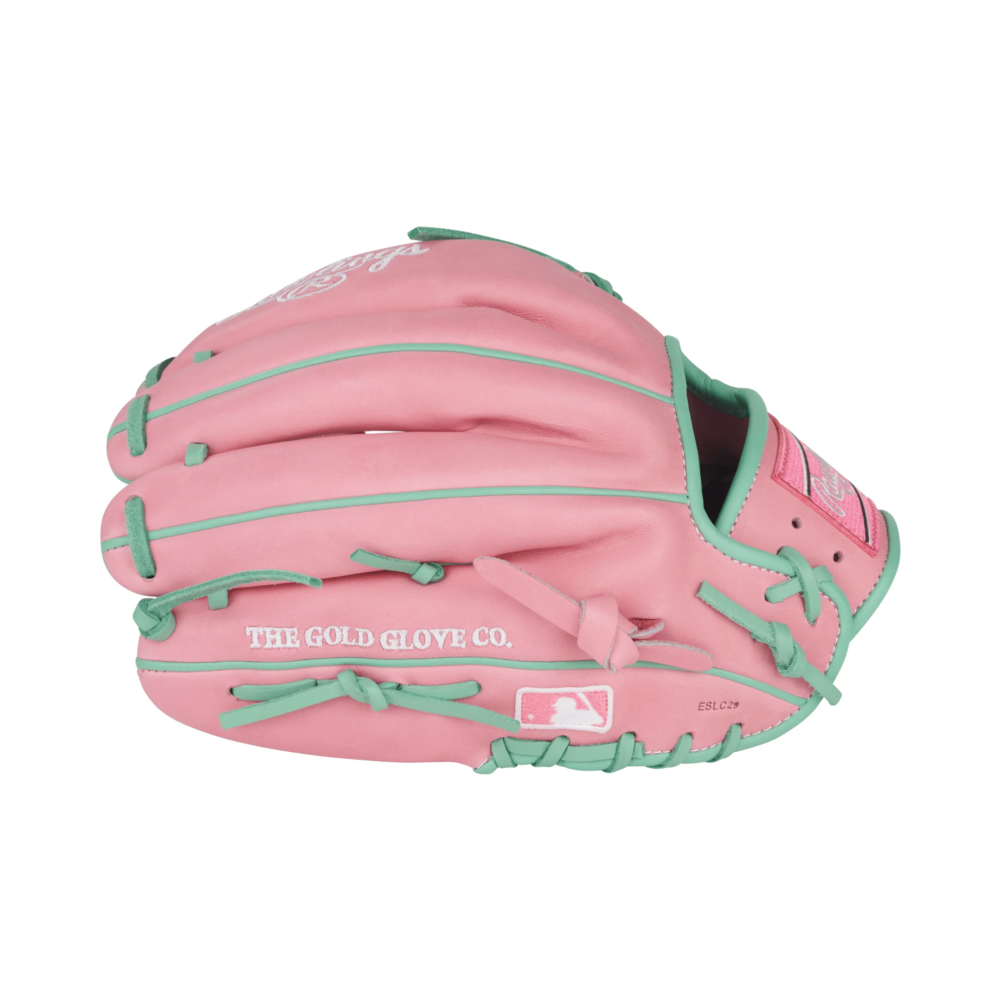 Rawlings Heart of the Hide Series Single Post Pink/Mint 11.75" - Image 5