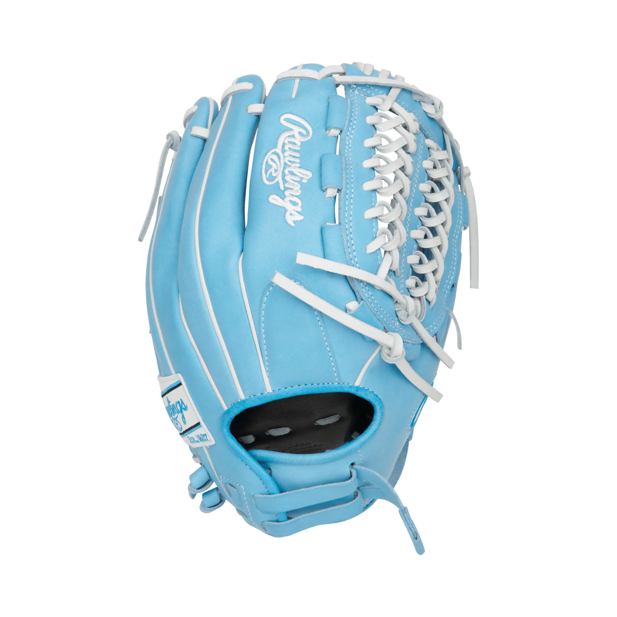 Rawlings Heart of the Hide Series Softball Glove 12.5" Col. Blue - Image 2