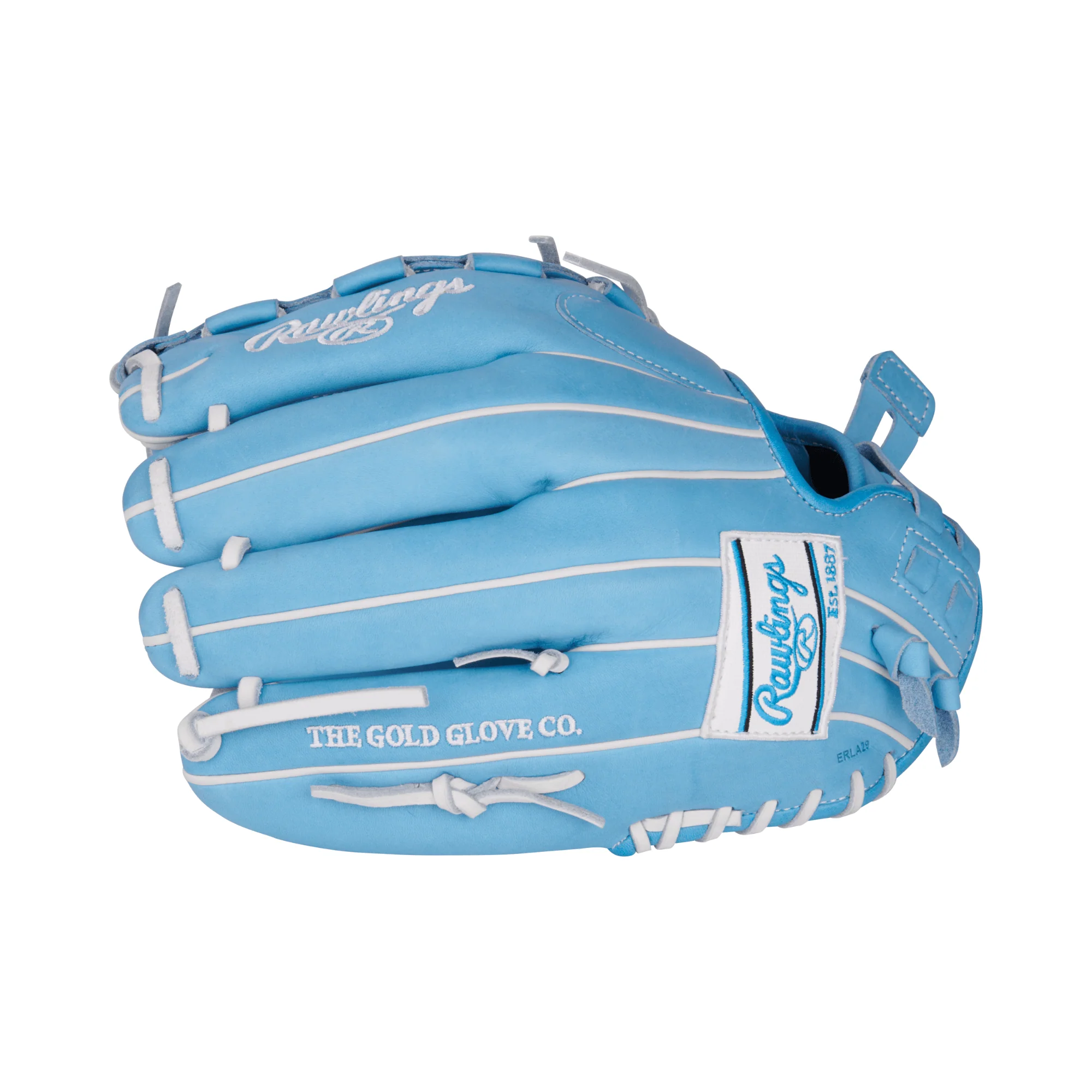 Rawlings Heart of the Hide Series Softball Glove 12.5" Col. Blue - Image 5