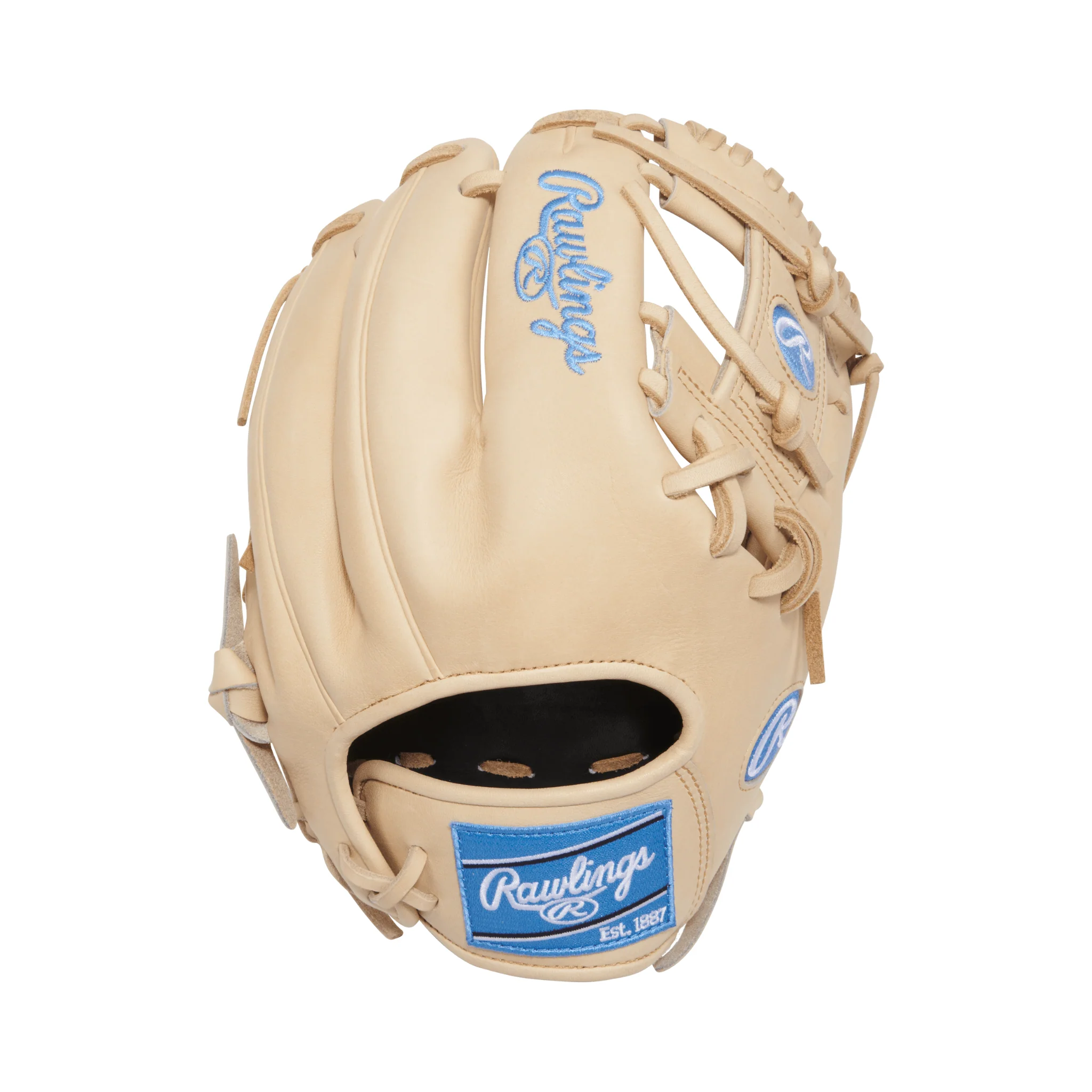 Rawlings Heart Of The Hide Series Softball Glove Camel/Col. Blue 11.5" - Image 2