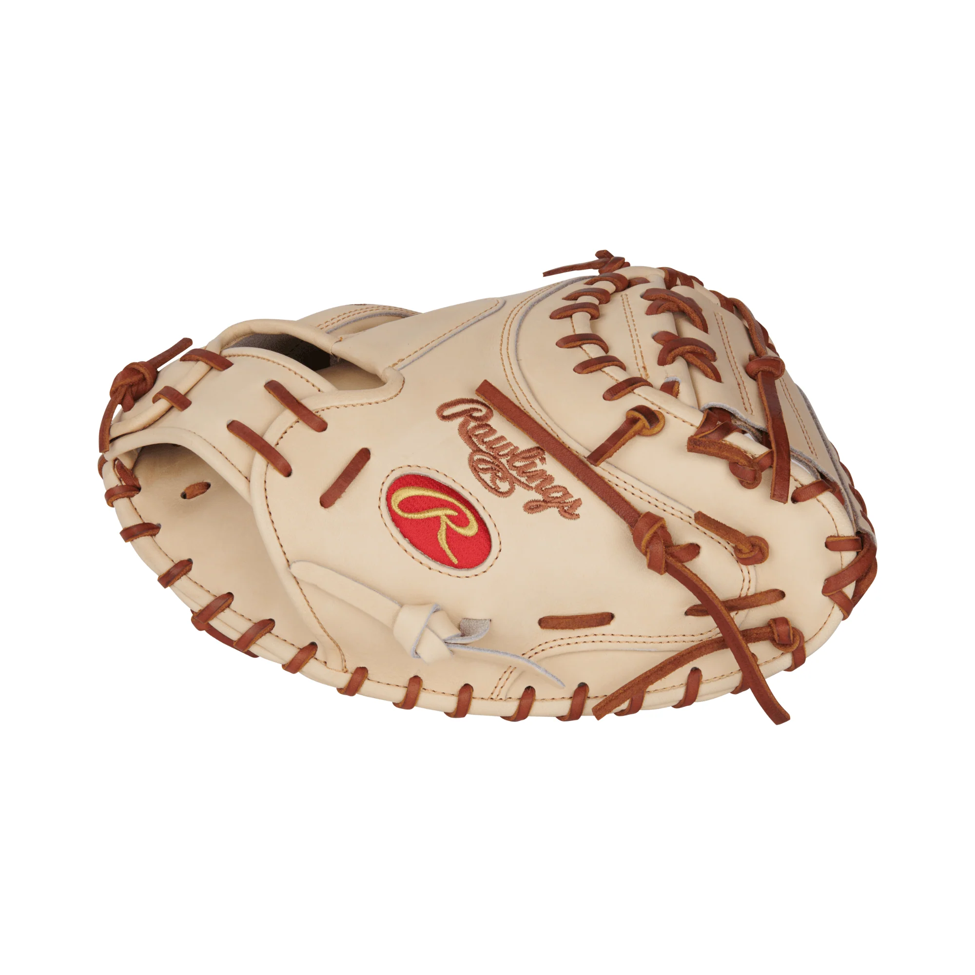 Rawlings Heart of the Hide Series Y. Molina Catchers Mitt 34" Camel - Image 3