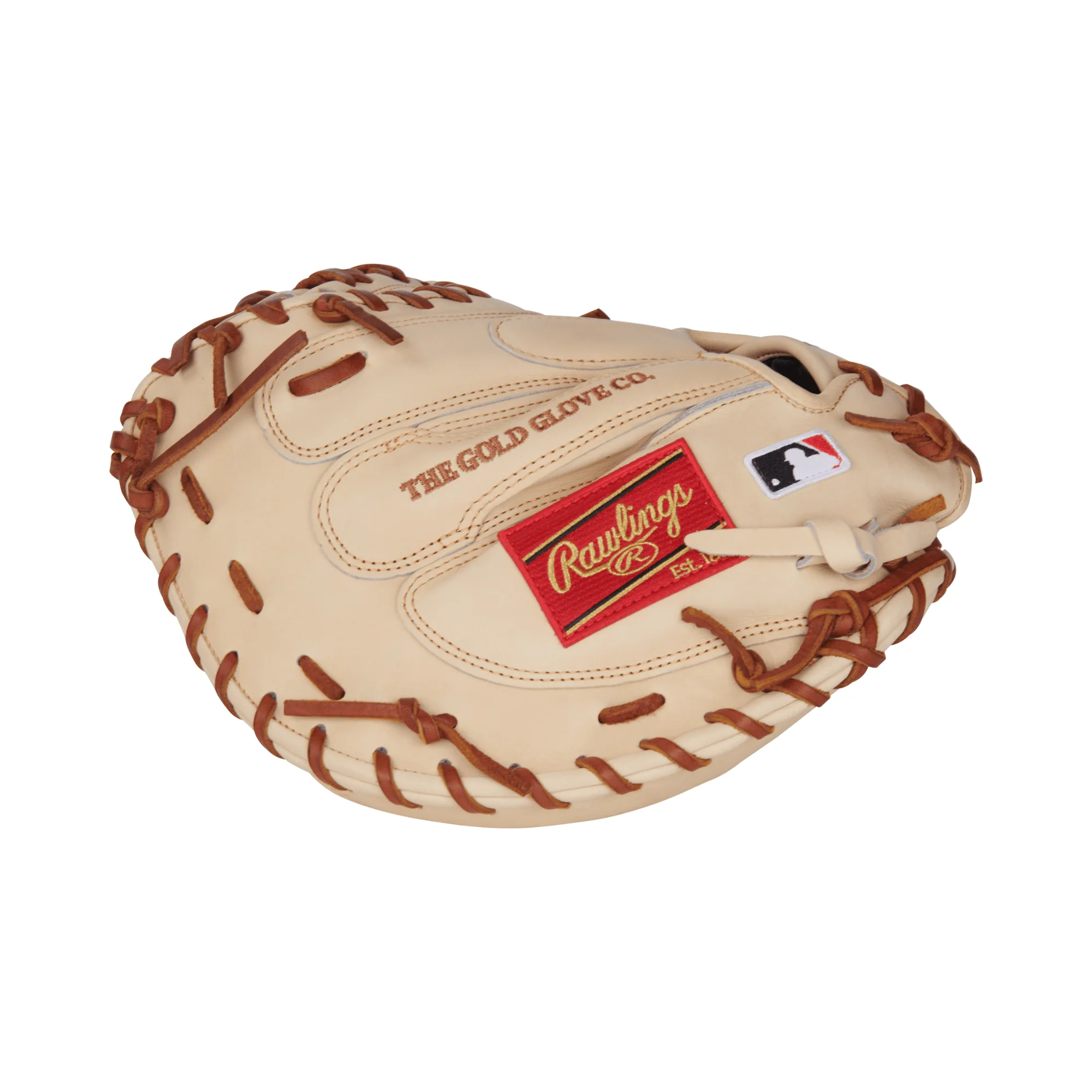 Rawlings Heart of the Hide Series Y. Molina Catchers Mitt 34" Camel - Image 4