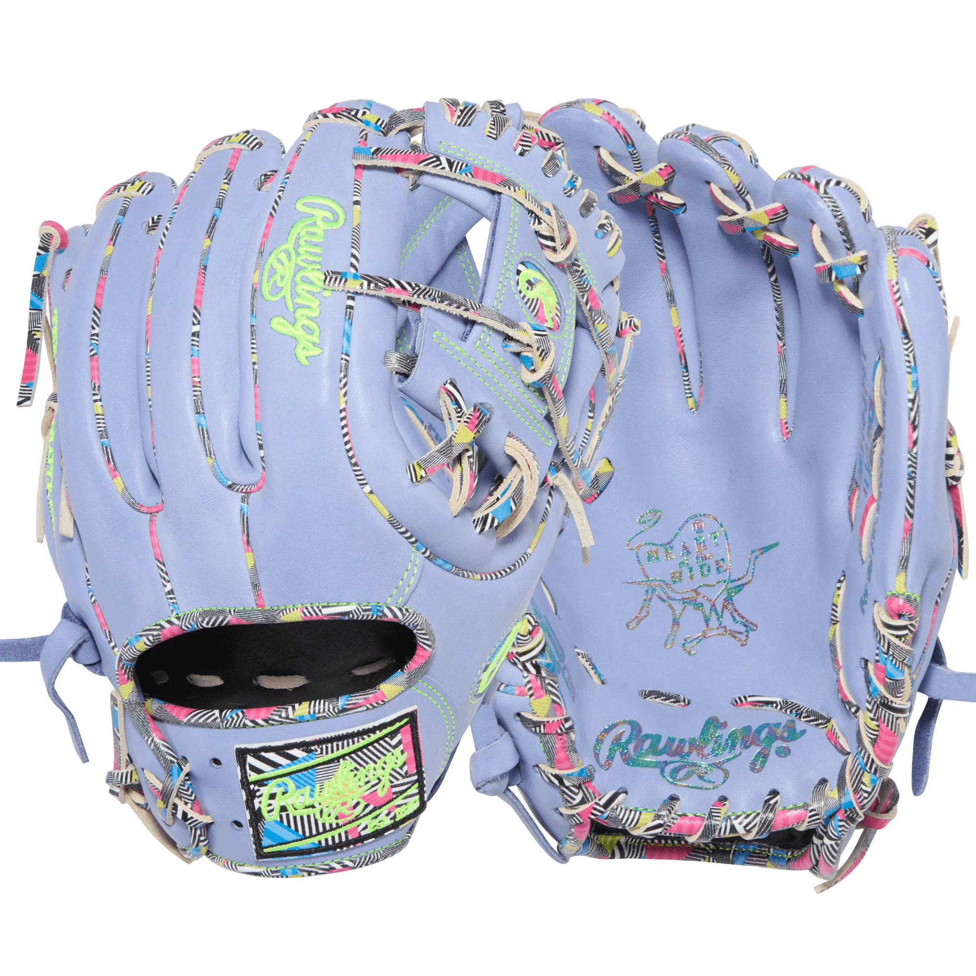 Rawlings HOH ColorSync 10 Periwinkle Mint 11.5" Infield Glove