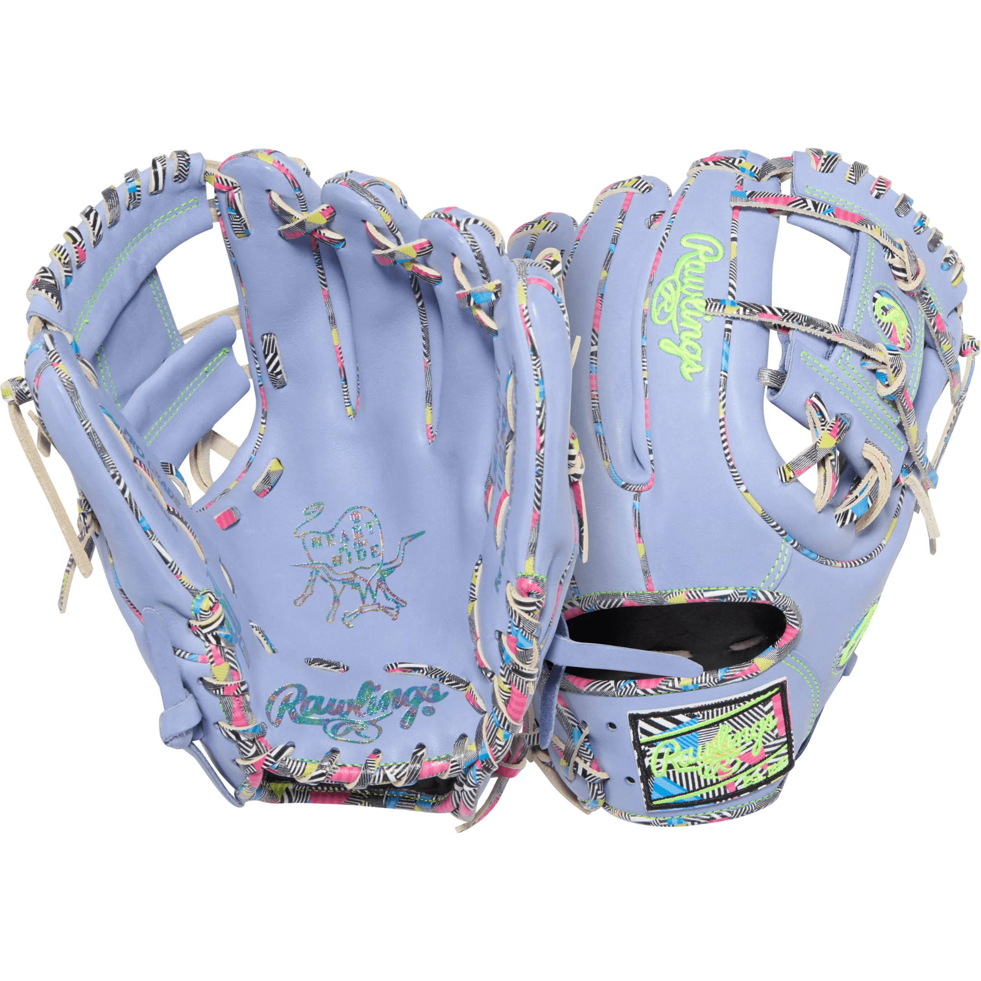 Rawlings HOH ColorSync 10 Periwinkle Mint 11.5" Infield Glove - Image 6