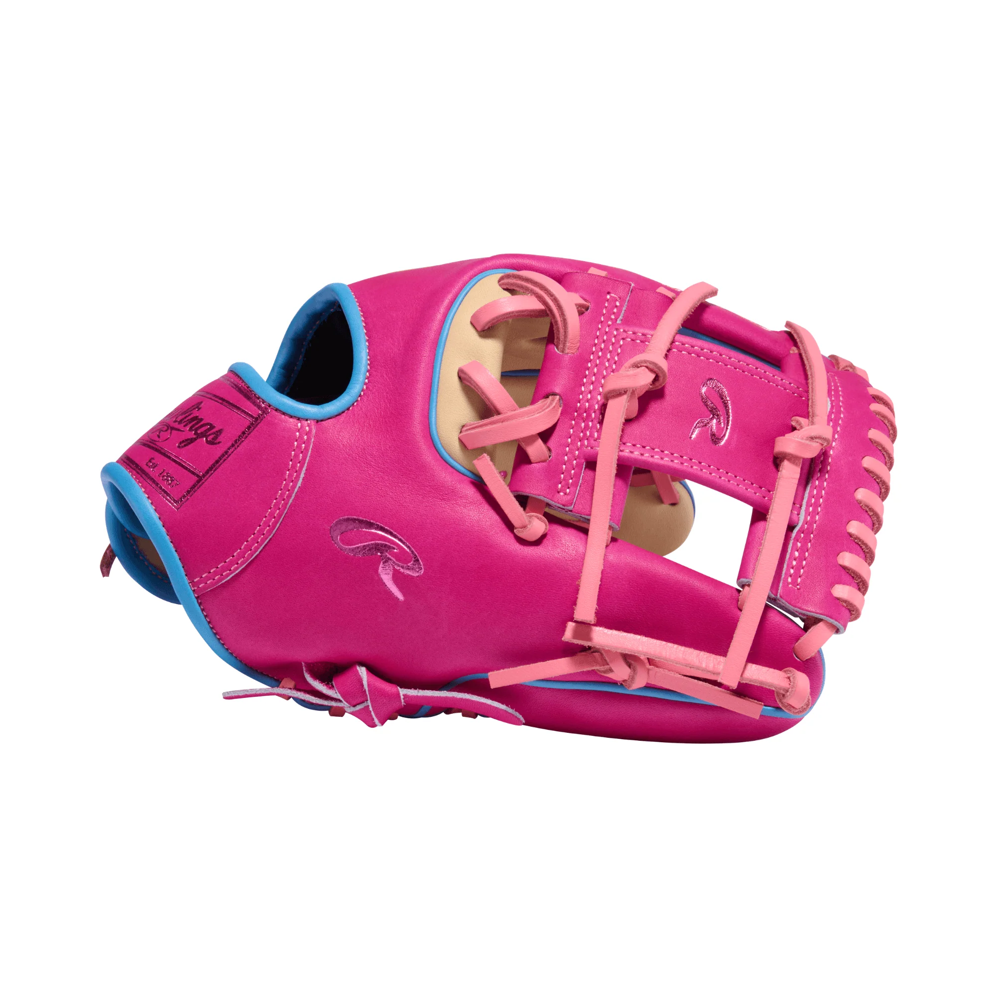 Rawlings HOH ColorSync 10 Woodgrain Pink 11.5" Baseball Glove - Image 5