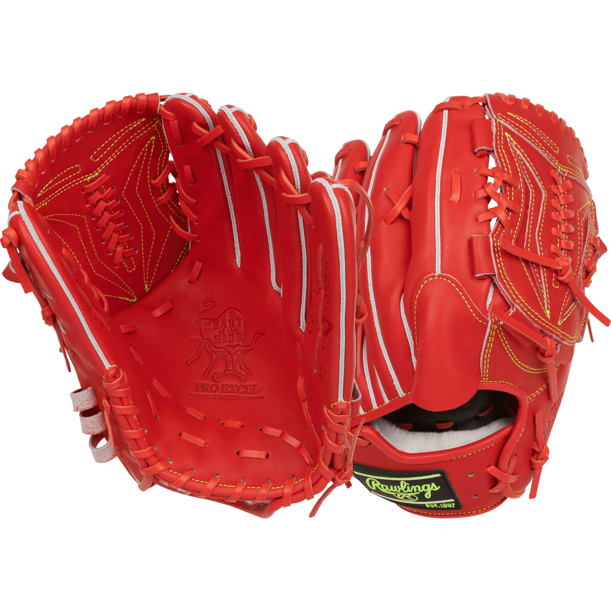 Rawlings Heart of the Hide Japan Series 11.75" Red Orange - Image 6
