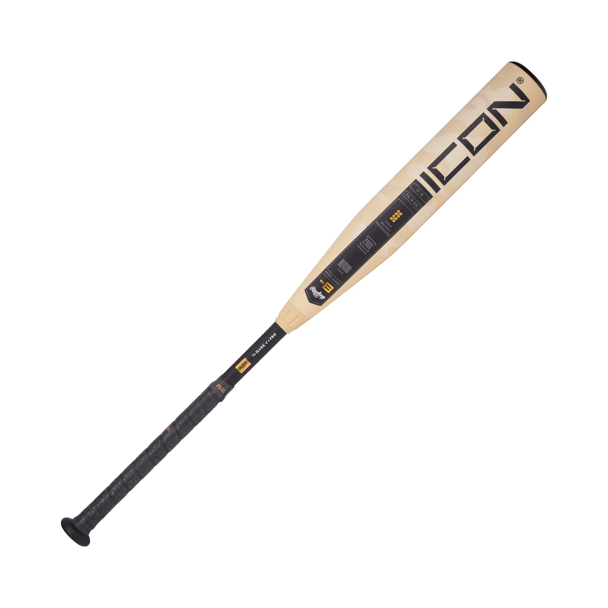 2025 Rawlings Icon (-8 ) USA Youth Baseball Bat - Image 3