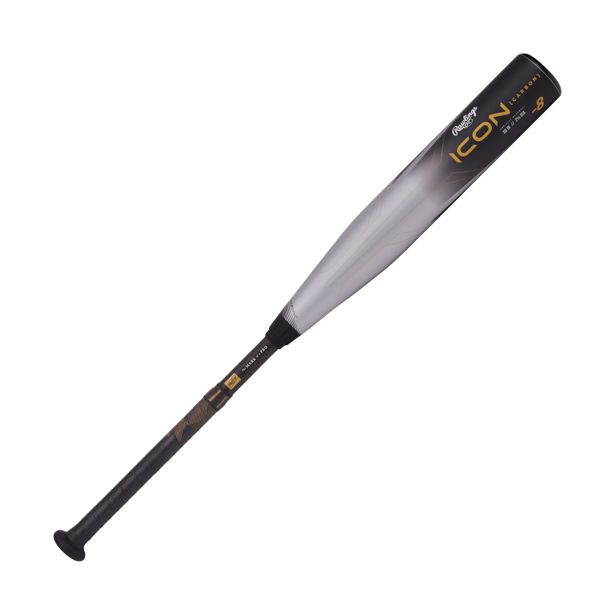 Rawlings Icon  -8  (2  5/8"  Barrel)  USA  Youth  Baseball  Bat - Image 2