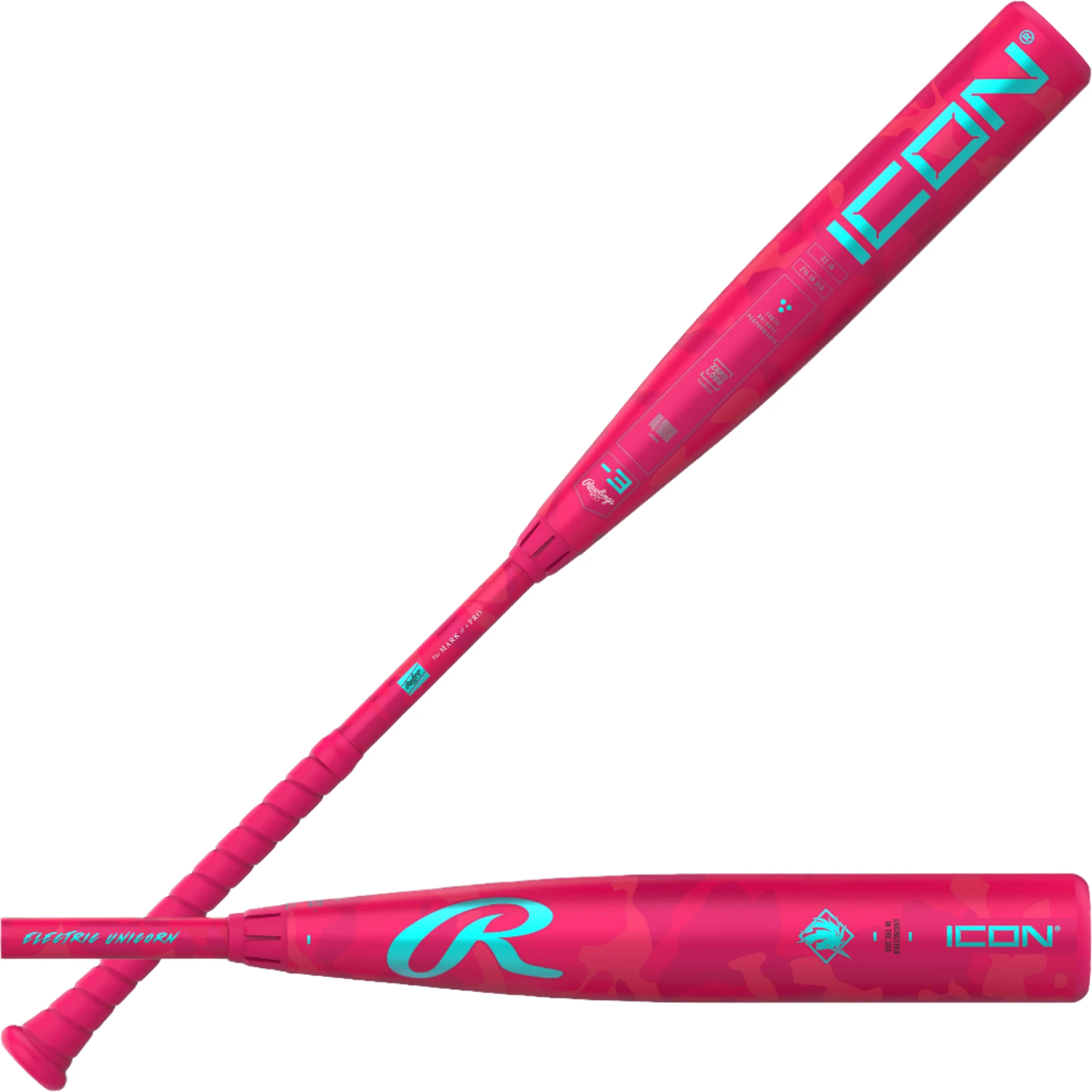 2025 Rawlings Icon Electric Unicorn (-3) BBCOR Baseball Bat