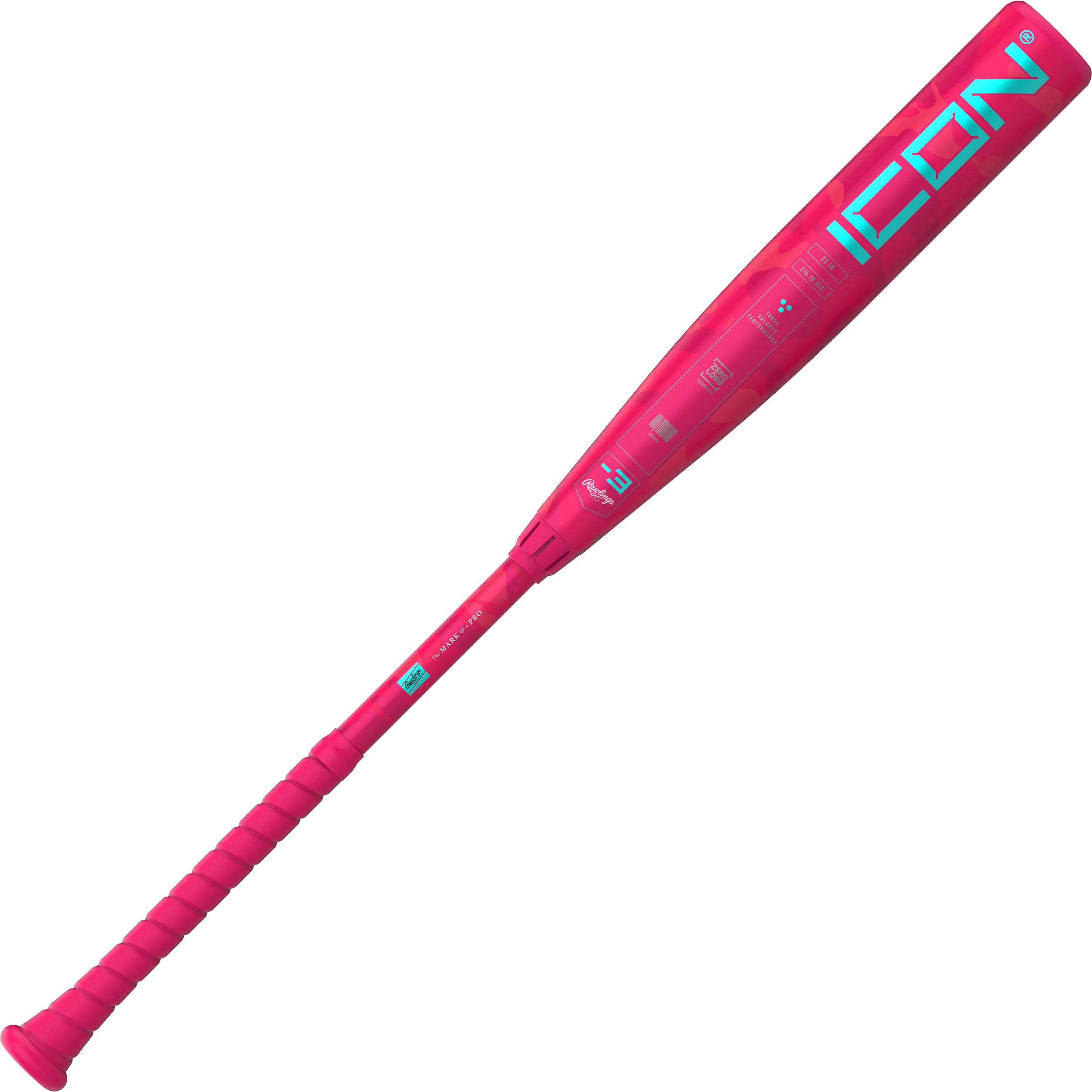2025 Rawlings Icon Electric Unicorn (-3) BBCOR Baseball Bat - Image 5