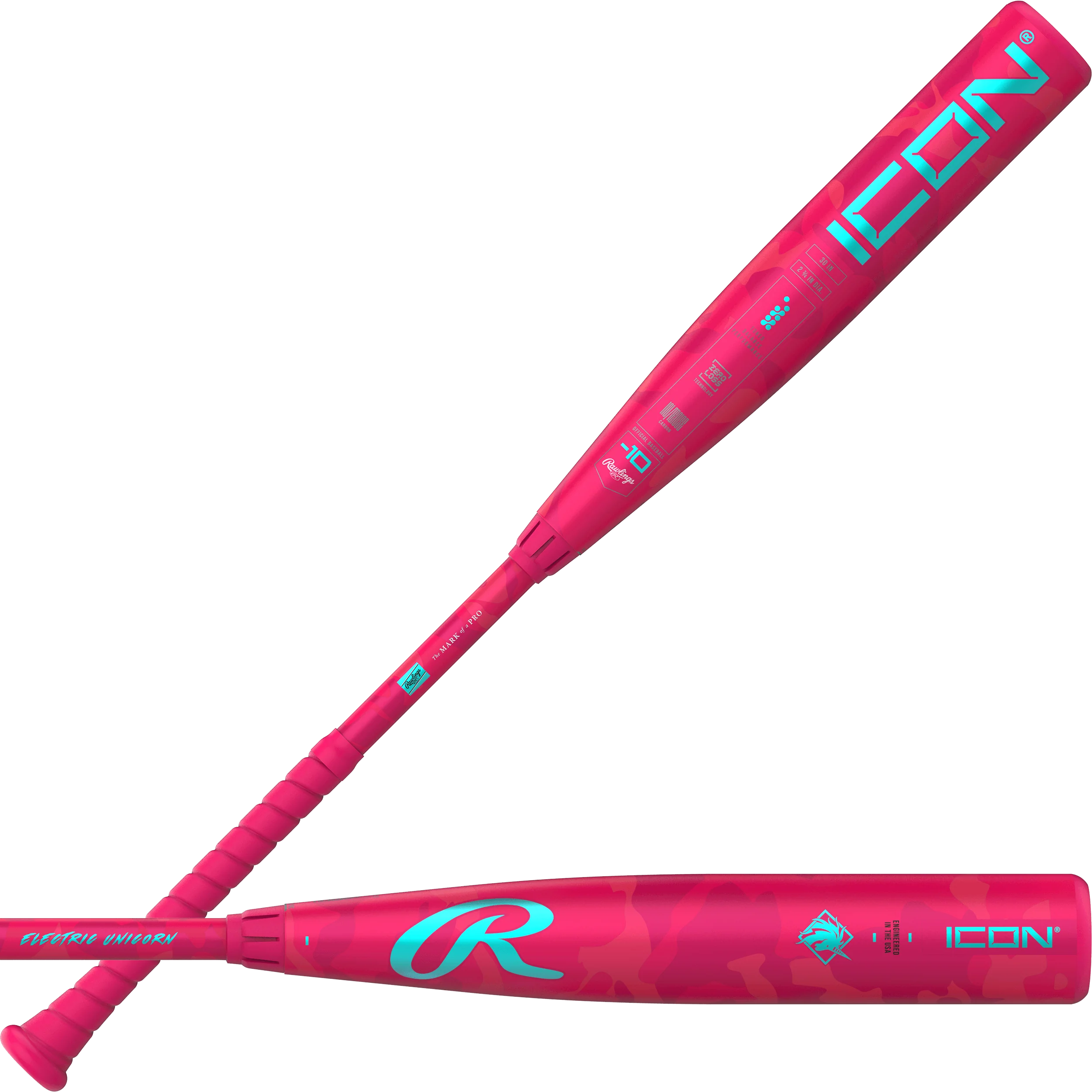 Rawlings Icon Electric Unicorn 2025 USSSA Bat (-10) - Image 6