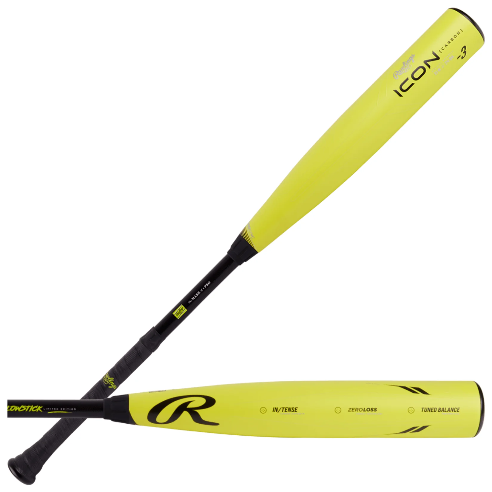 Rawlings Icon Glowstick Limited Edition (-3) BBCOR Baseball Bat