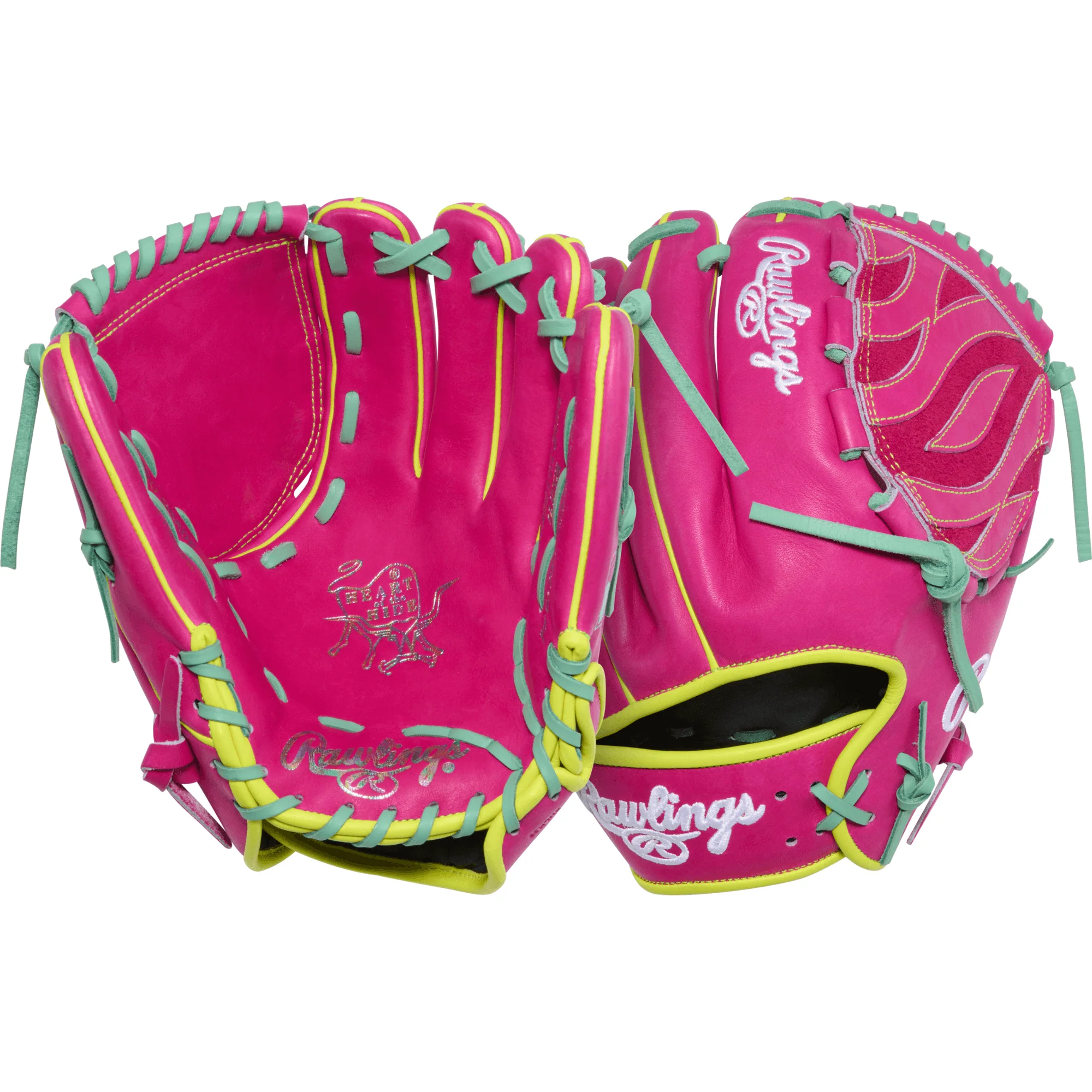 Rawlings January 2026 Gold Glove Club RGGC GOTM PRO206TRI-34BE-RHT 12" Baseball Glove - Image 4