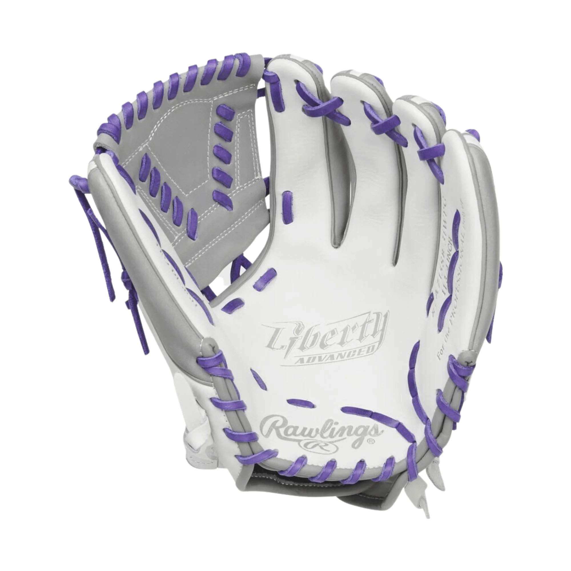 Rawlings Liberty Advanced Color Series Infield Glove 11.75-inch Purple - Image 3