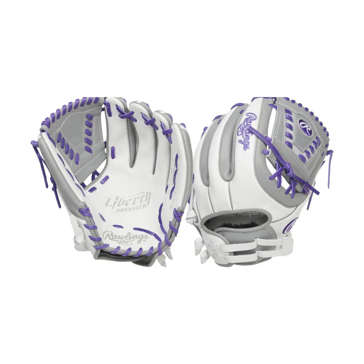 Rawlings Liberty Advanced Color Series Infield Glove 11.75-inch Purple - Image 4