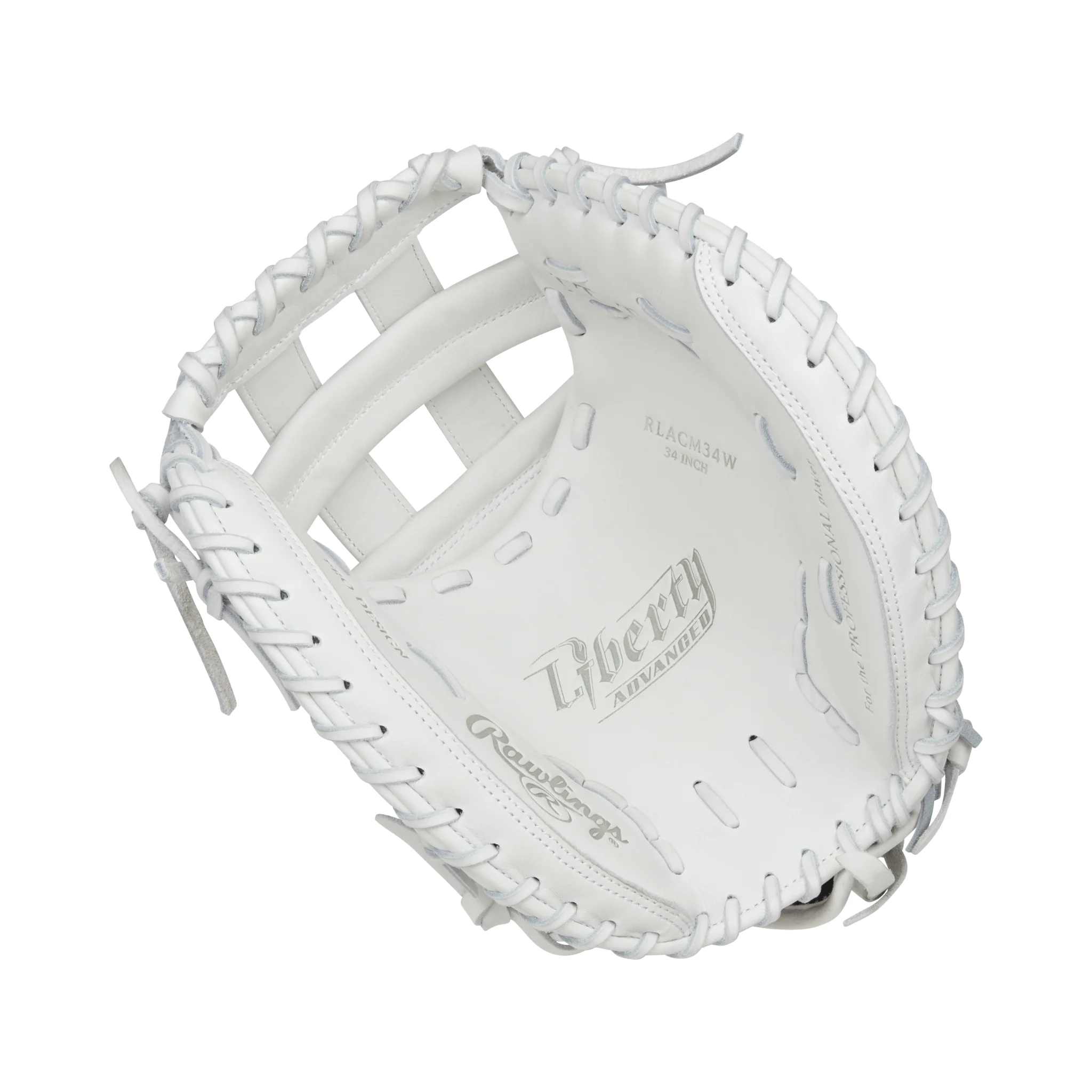 Rawlings Liberty Advanced Softball Catchers Mitt Softball Glove 34" White - Image 3