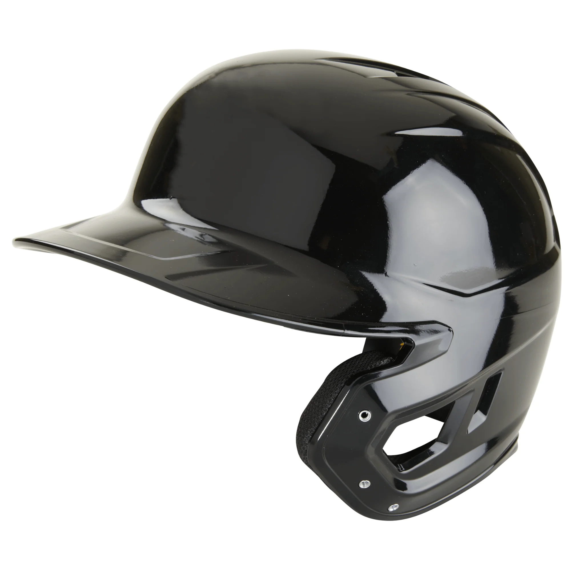 Rawlings Mach Single Ear Right Handed Batting Helmet - Gloss Black