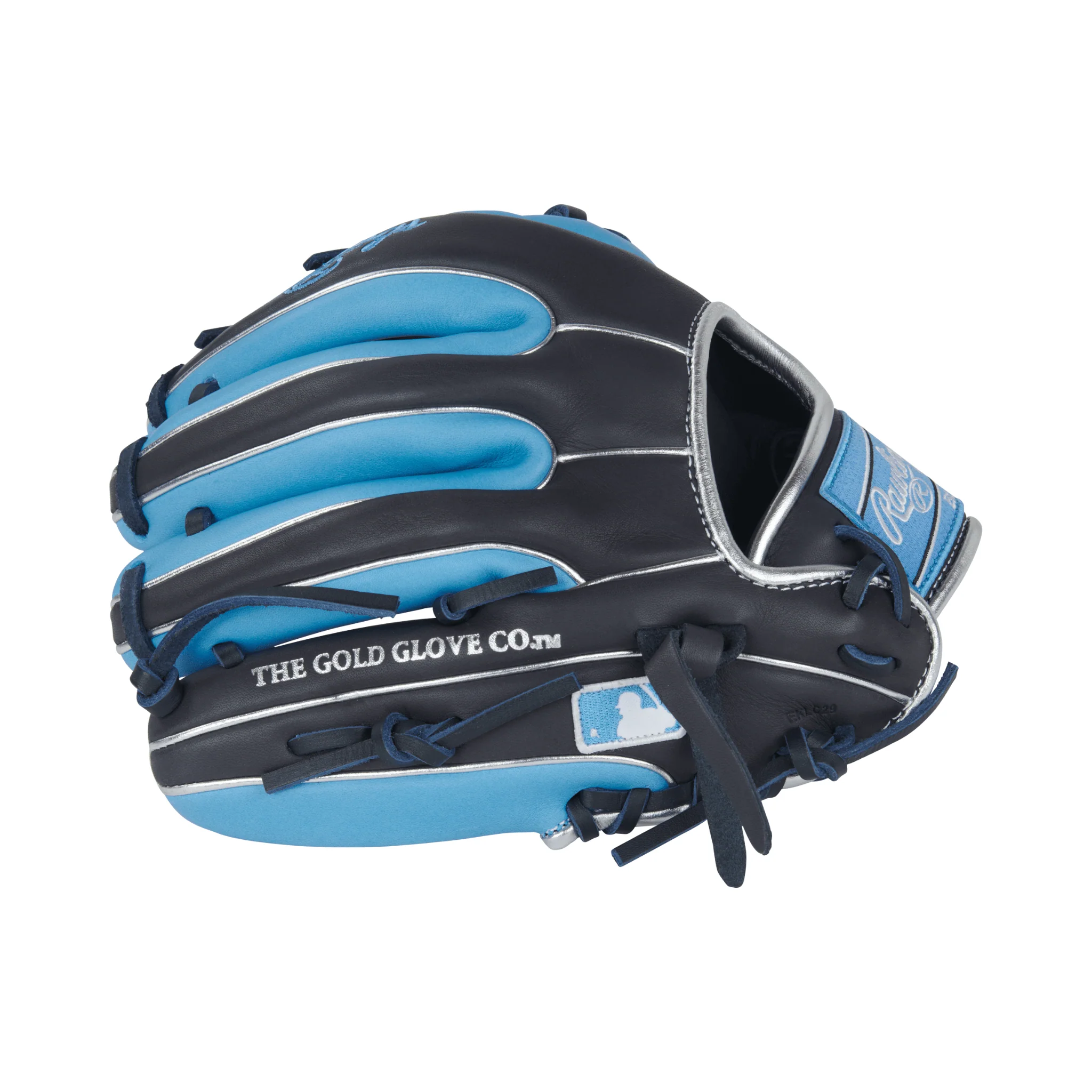 Rawlings NXT Series Infield Baseball Glove 11.25" Columbia Blue/Navy - Image 5