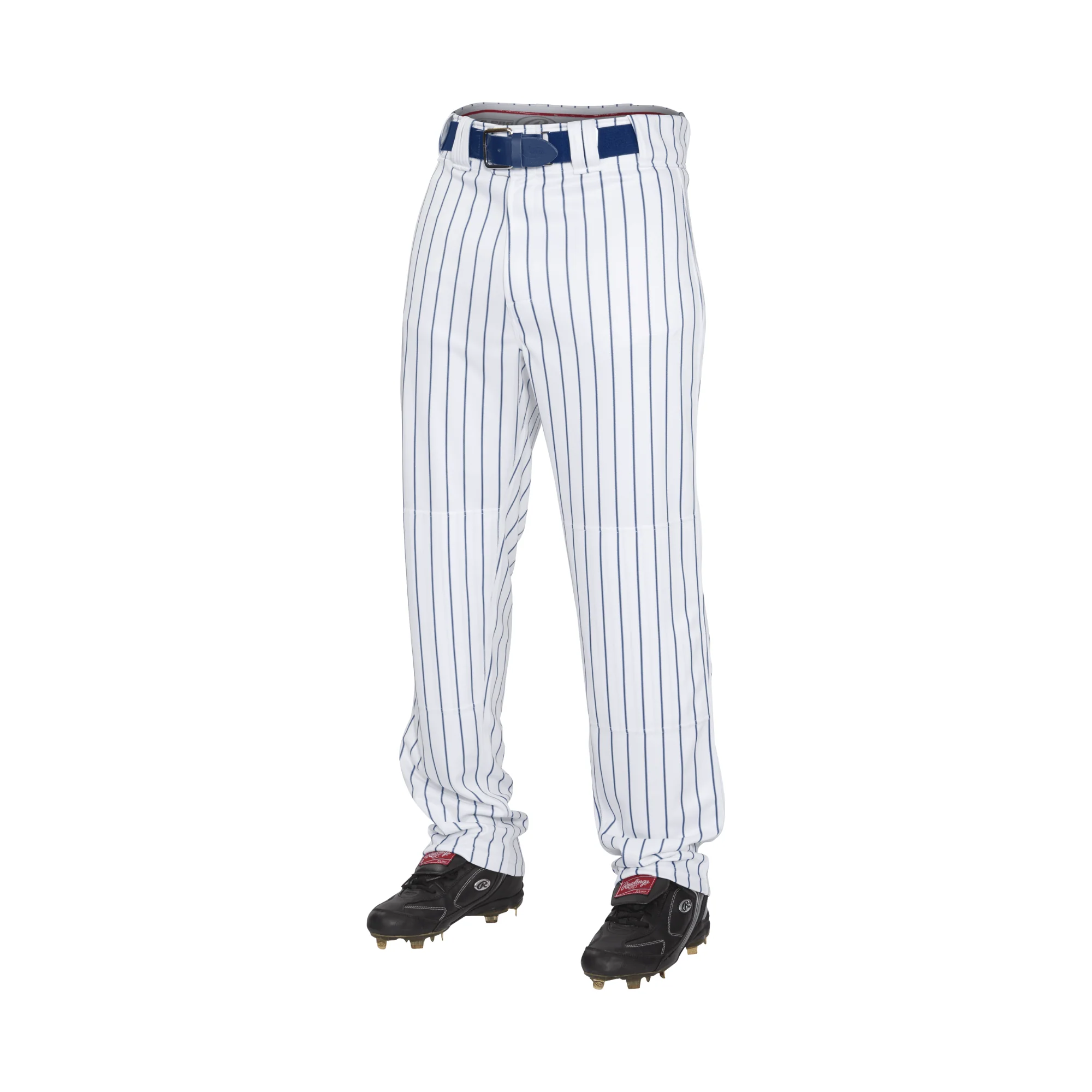 Rawlings Adult PIN150 Pinstripe Pant White/Navy - Image 2