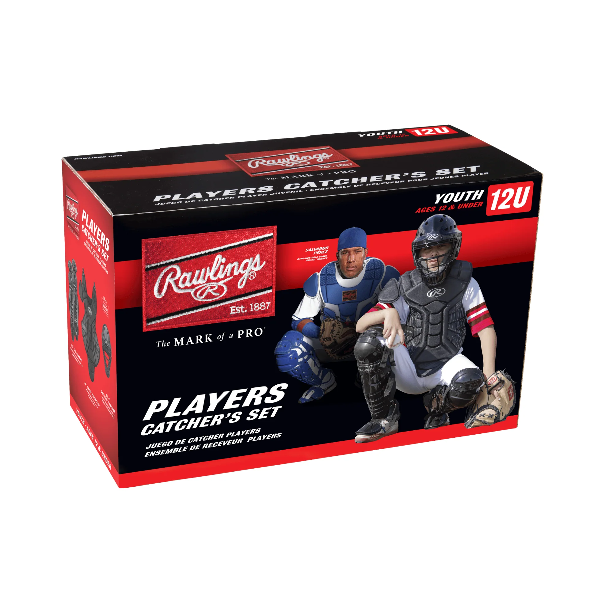 Rawlings Players Youth Catchers Set Black