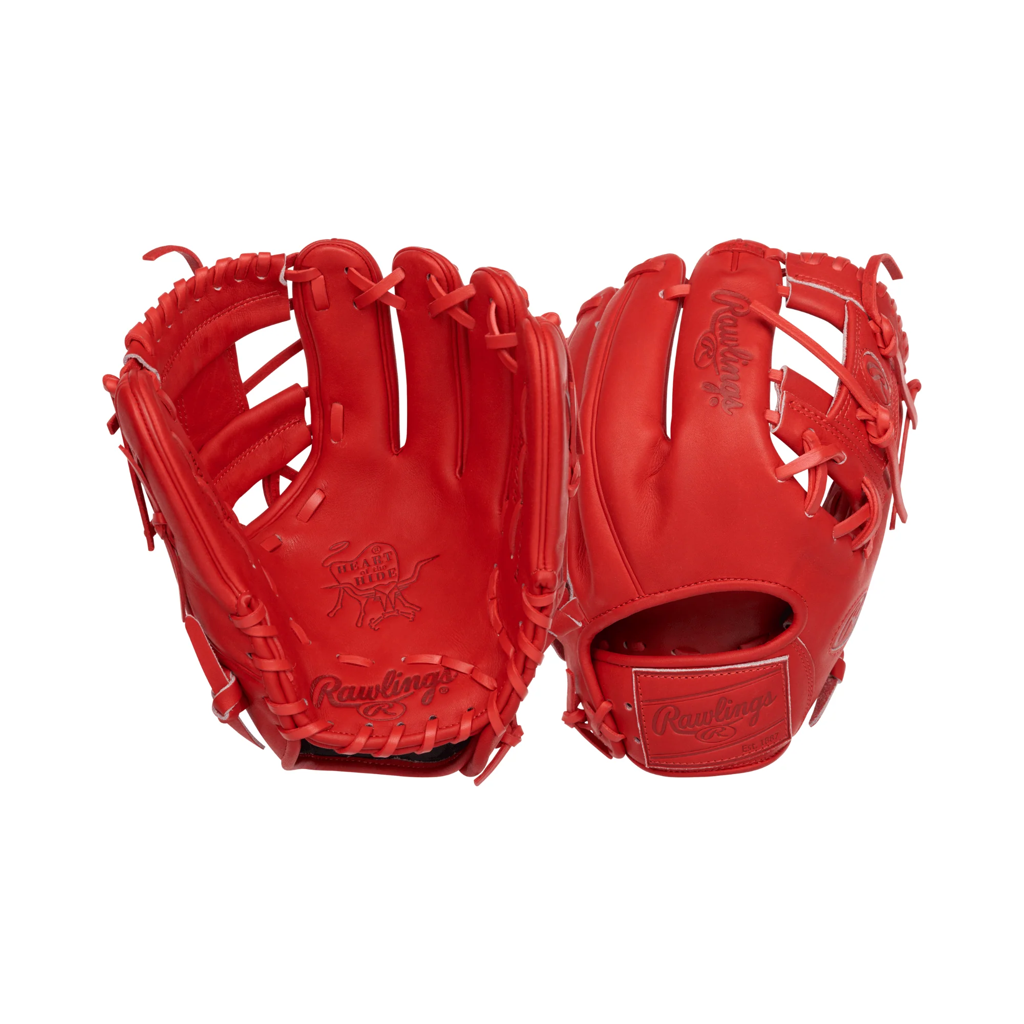 Rawlings Pro Label Element Series 2.0 Fire 11.5" Infield Glove Scarlet - Image 5