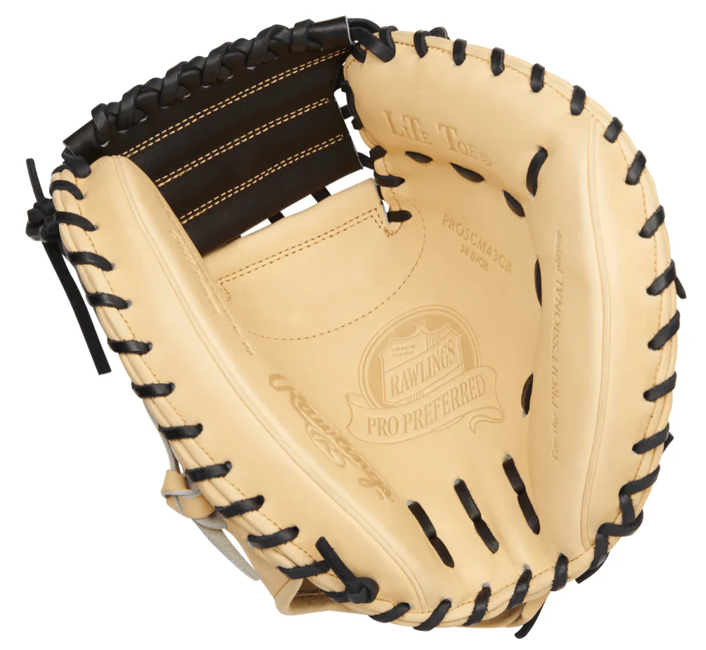 Rawlings Pro Preferred Catcher's Mitt Baseball Glove 34" RHT - Image 3