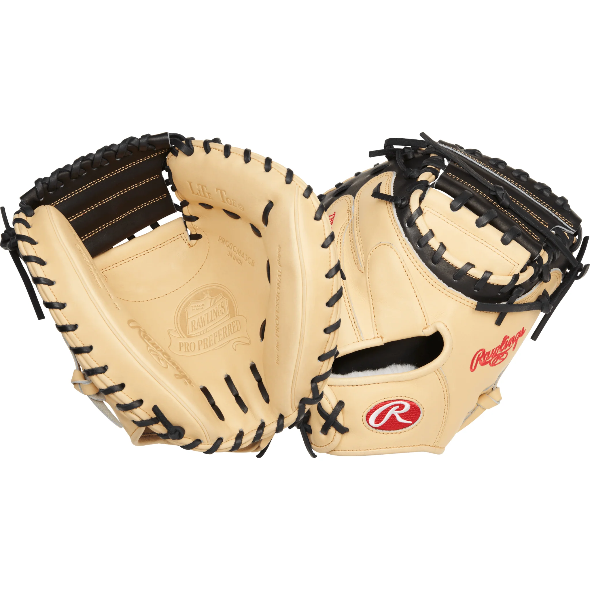 Rawlings Pro Preferred Catcher's Mitt Baseball Glove 34" RHT - Image 5