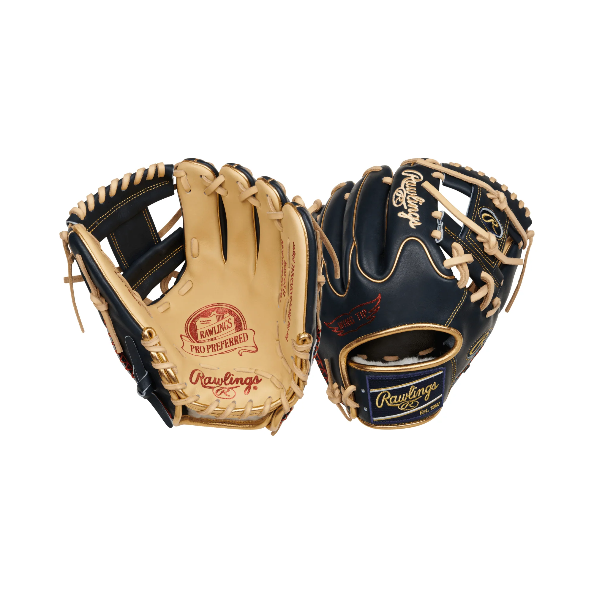 Rawlings Pro Preferred Series Baseball Glove 11.5" RHT - Image 4