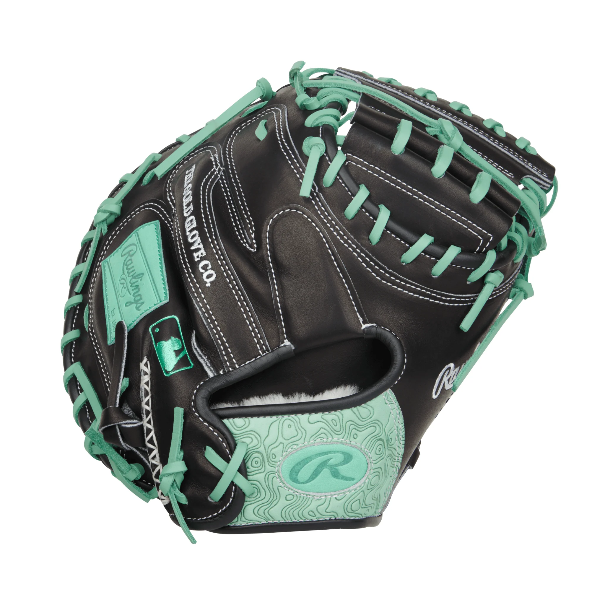 Rawlings Pro Preferred Series Catchers Mitt Black/Mint 33" - Image 2
