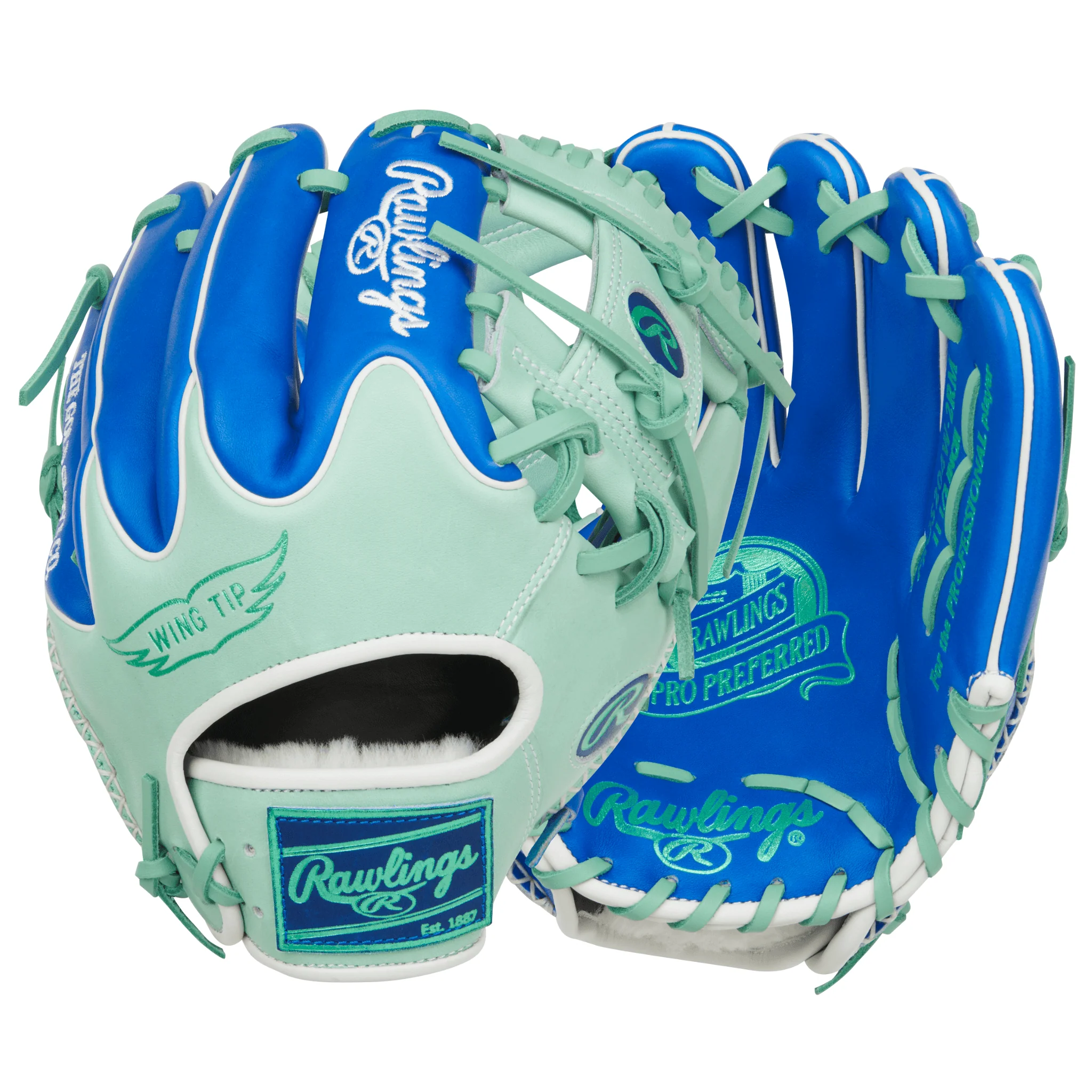 Rawlings Pro Preferred Series Royal/Mint 11.5"