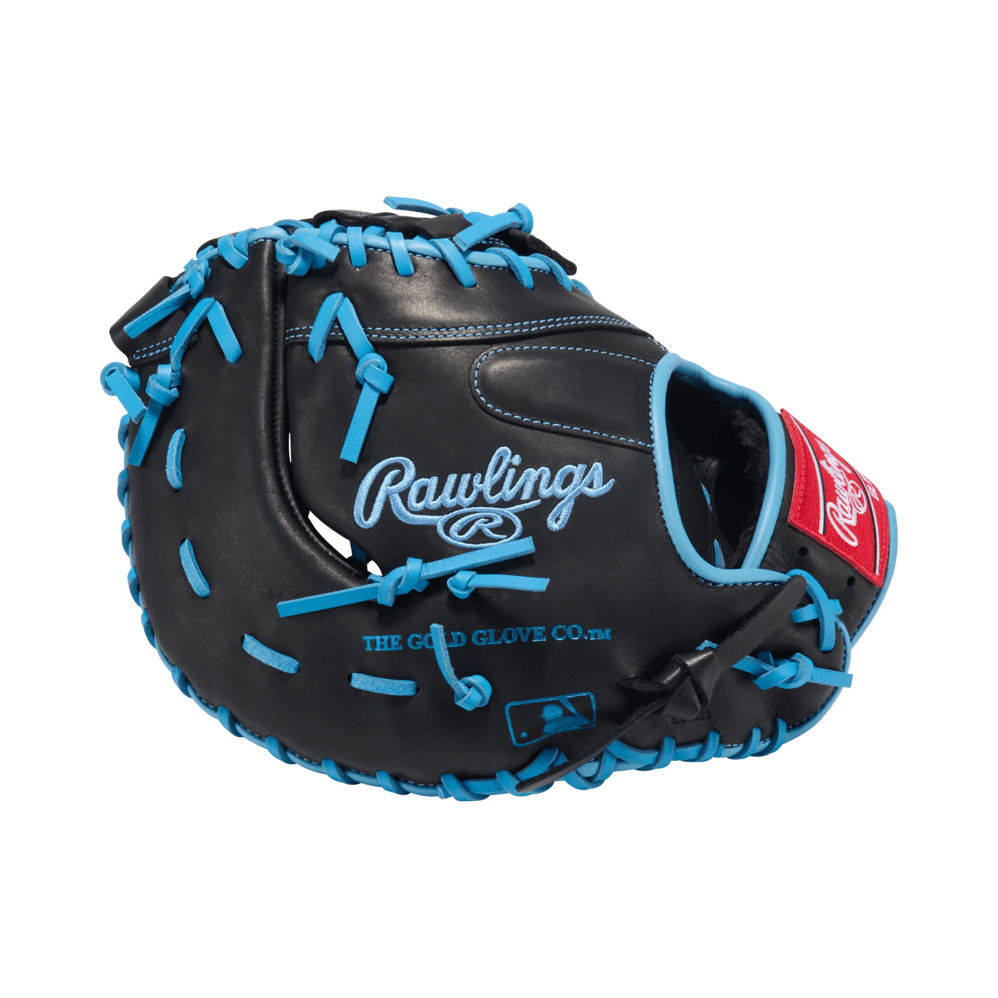 Rawlings R9 Baseball First Base Mitt Baseball Glove 13"Black/Col. Blue - Image 4