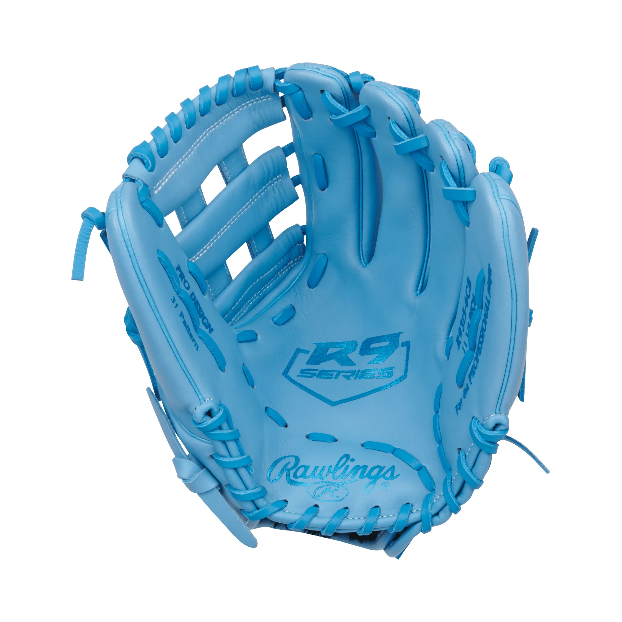 Rawlings R9 Baseball Series Infield Baseball Glove 11.75" Col. Blue - Image 3