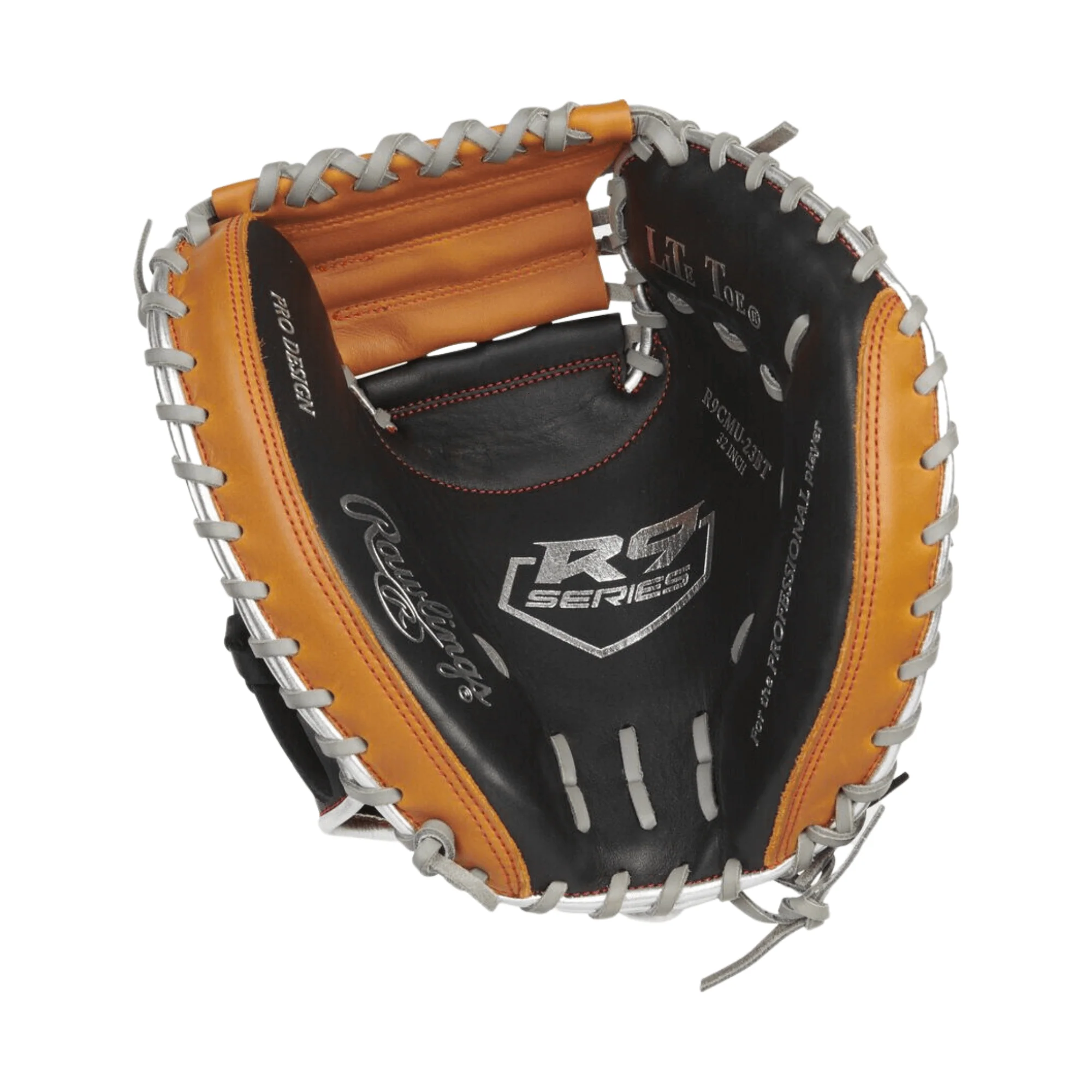 Rawlings R9 Contour Baseball Catcher's Mitt 32-inch RHT - Image 2