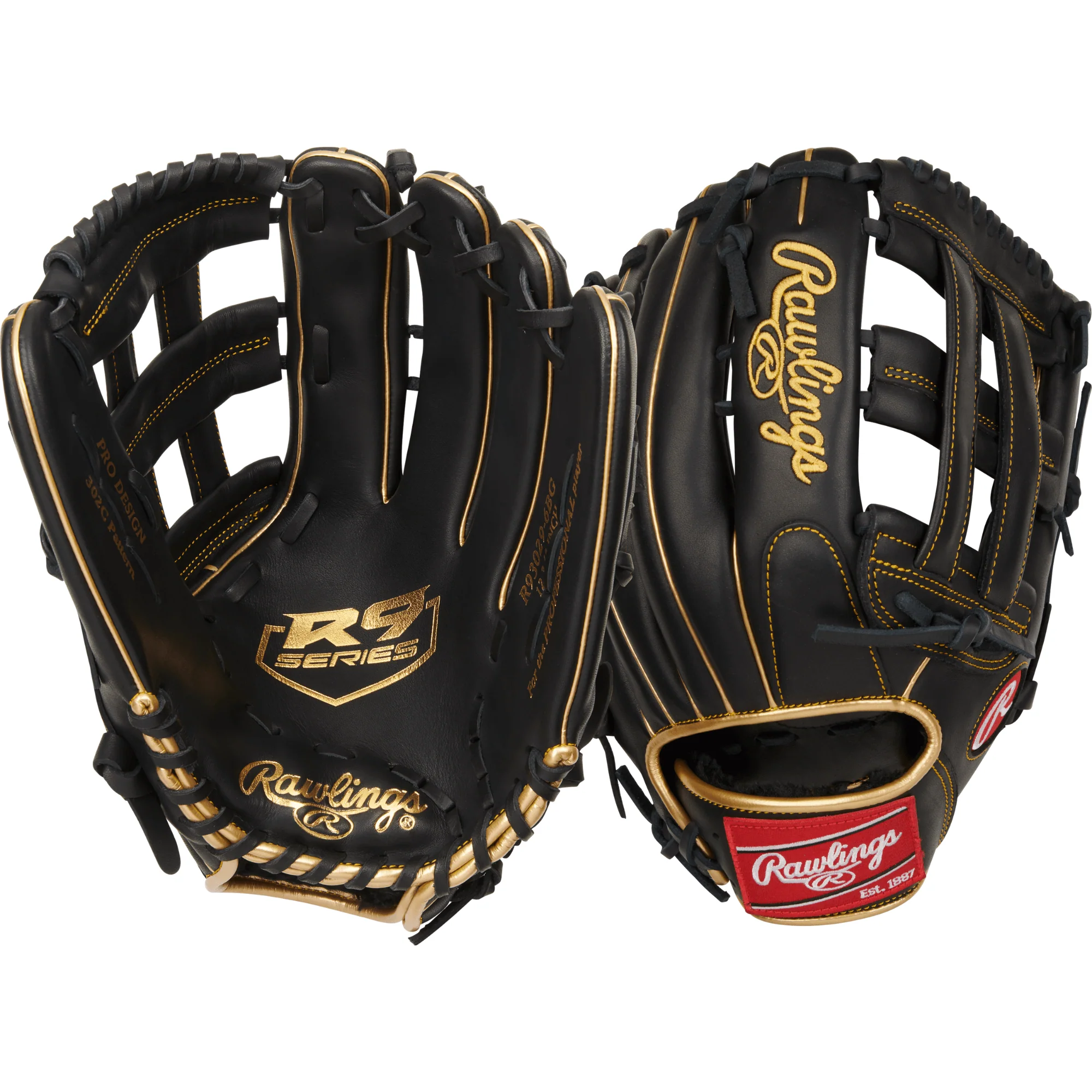 Rawlings R9 Series 12.75 Outfield Glove - Image 6