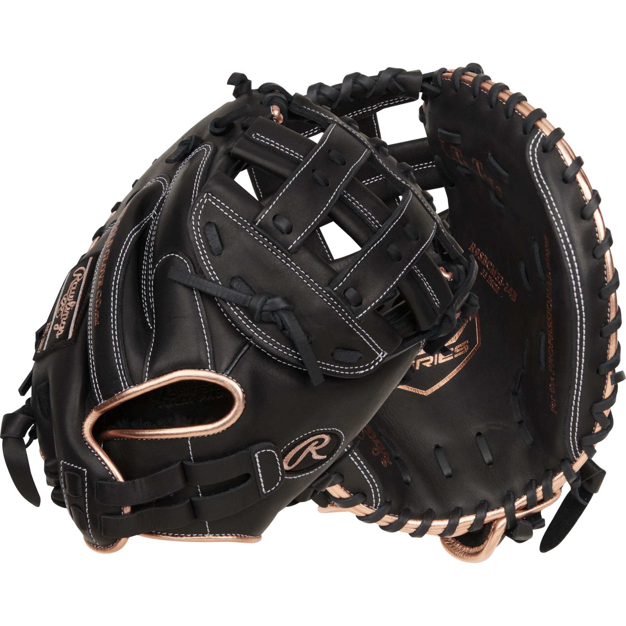 Rawlings R9 Series Catchers Mitt Softball Glove Black 33"
