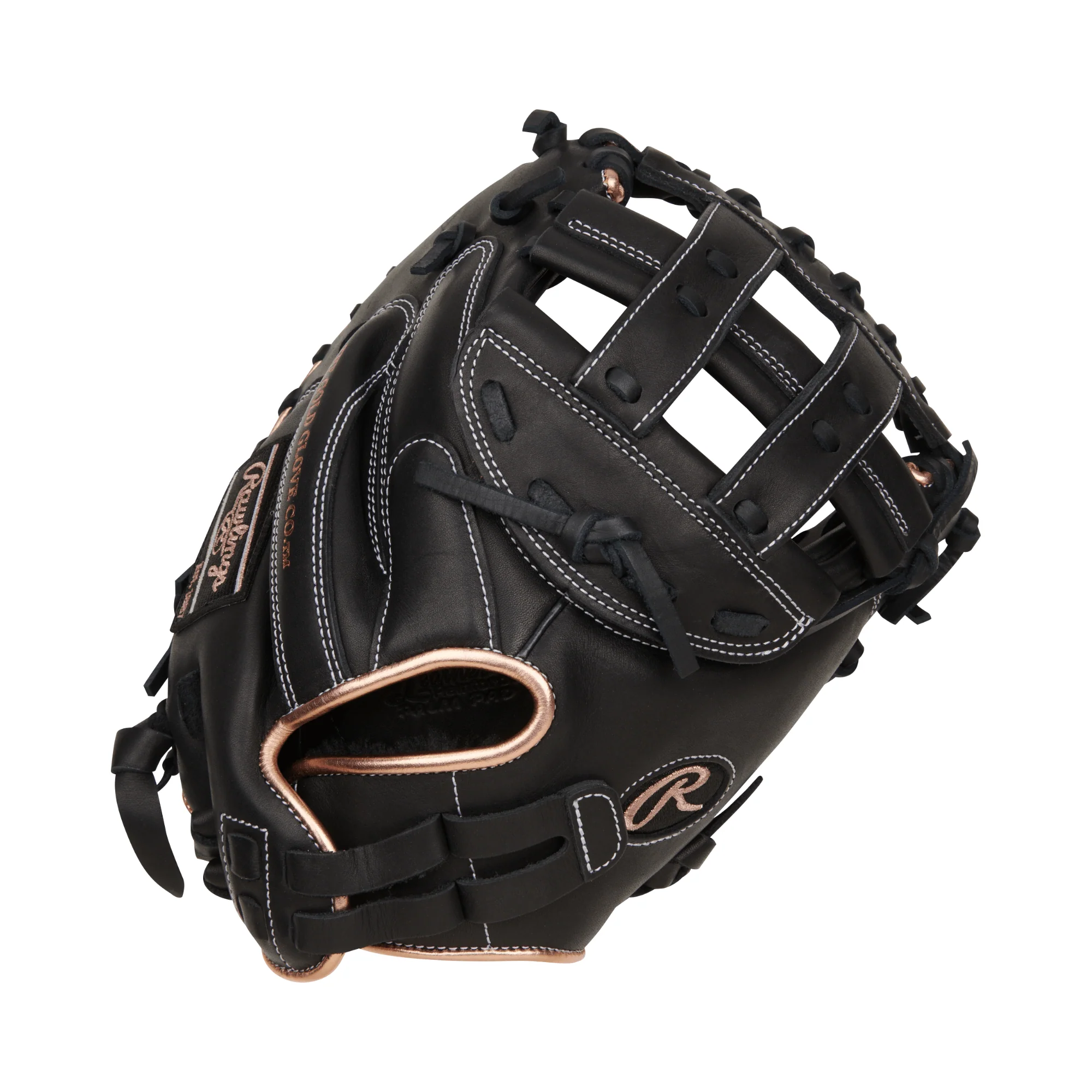 Rawlings R9 Series Catchers Mitt Softball Glove Black 33" - Image 2