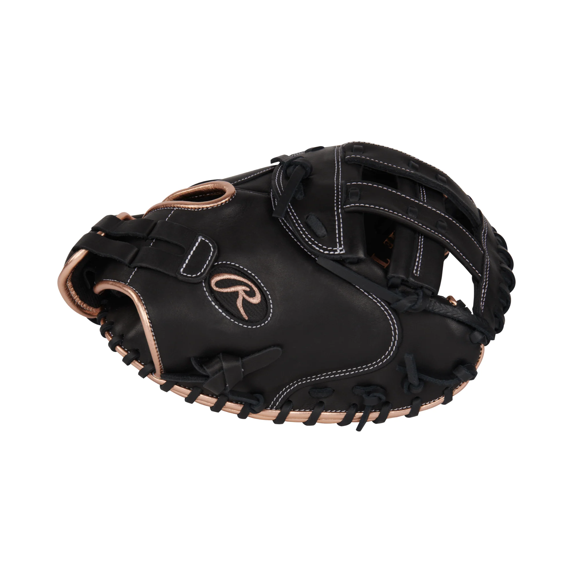 Rawlings R9 Series Catchers Mitt Softball Glove Black 33" - Image 5