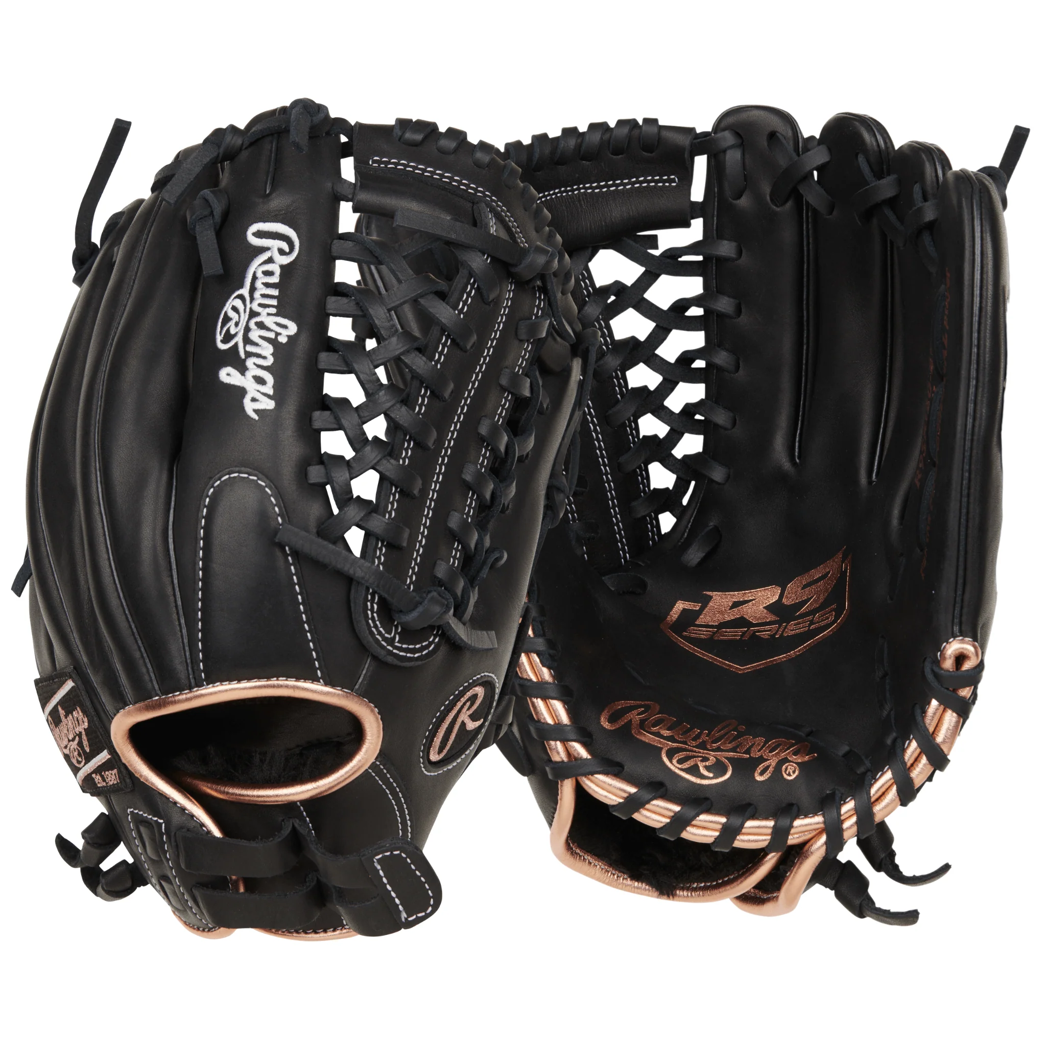 Rawlings R9 Series Softball Glove Black 12"