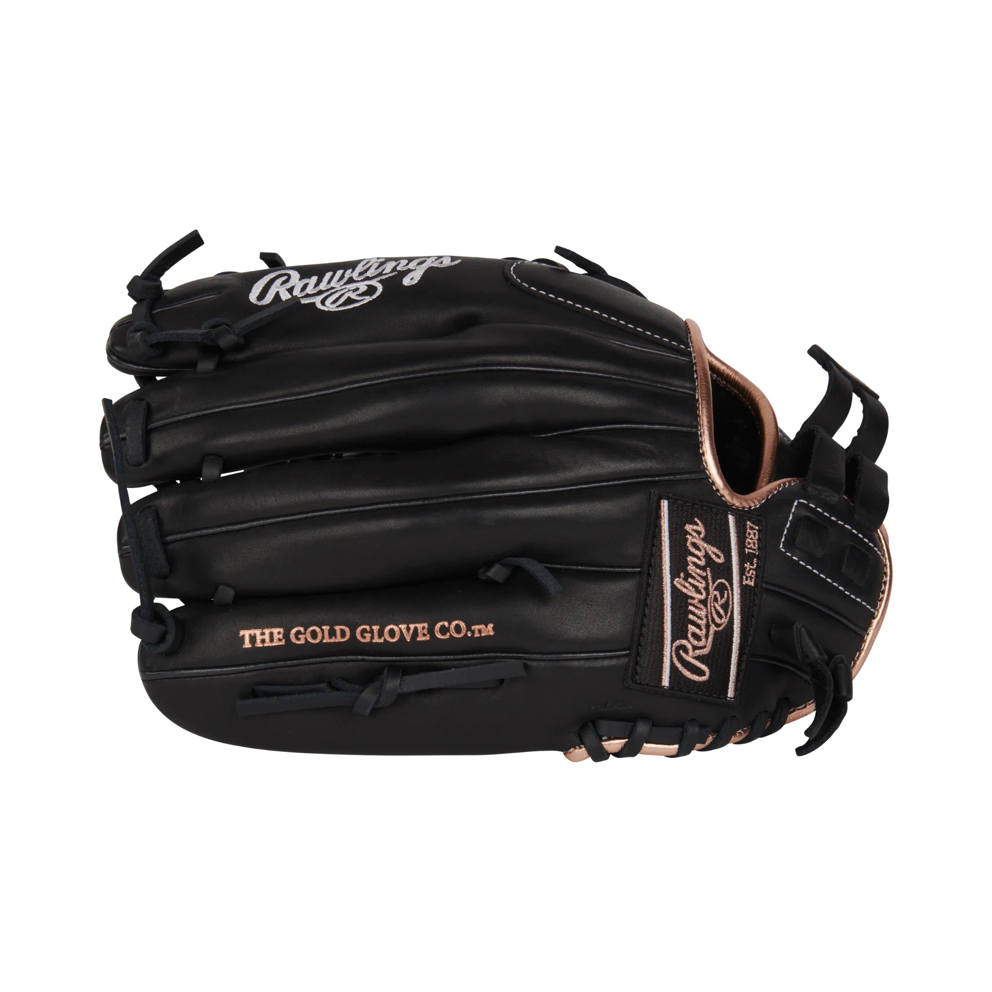 Rawlings R9 Series Softball Glove Black 12" - Image 5