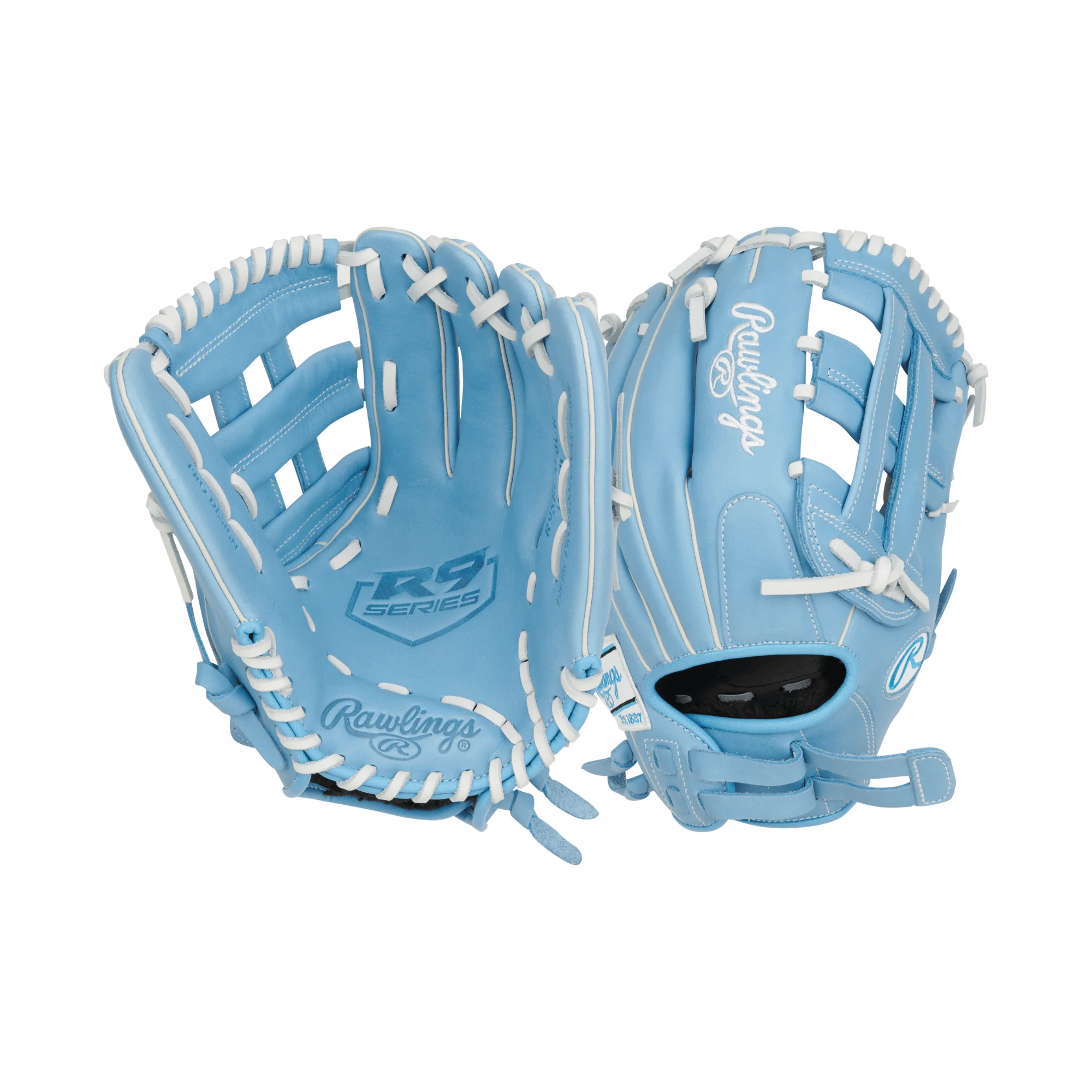 Rawlings R9 Series Softball Glove Col. Blue 12" - Image 3